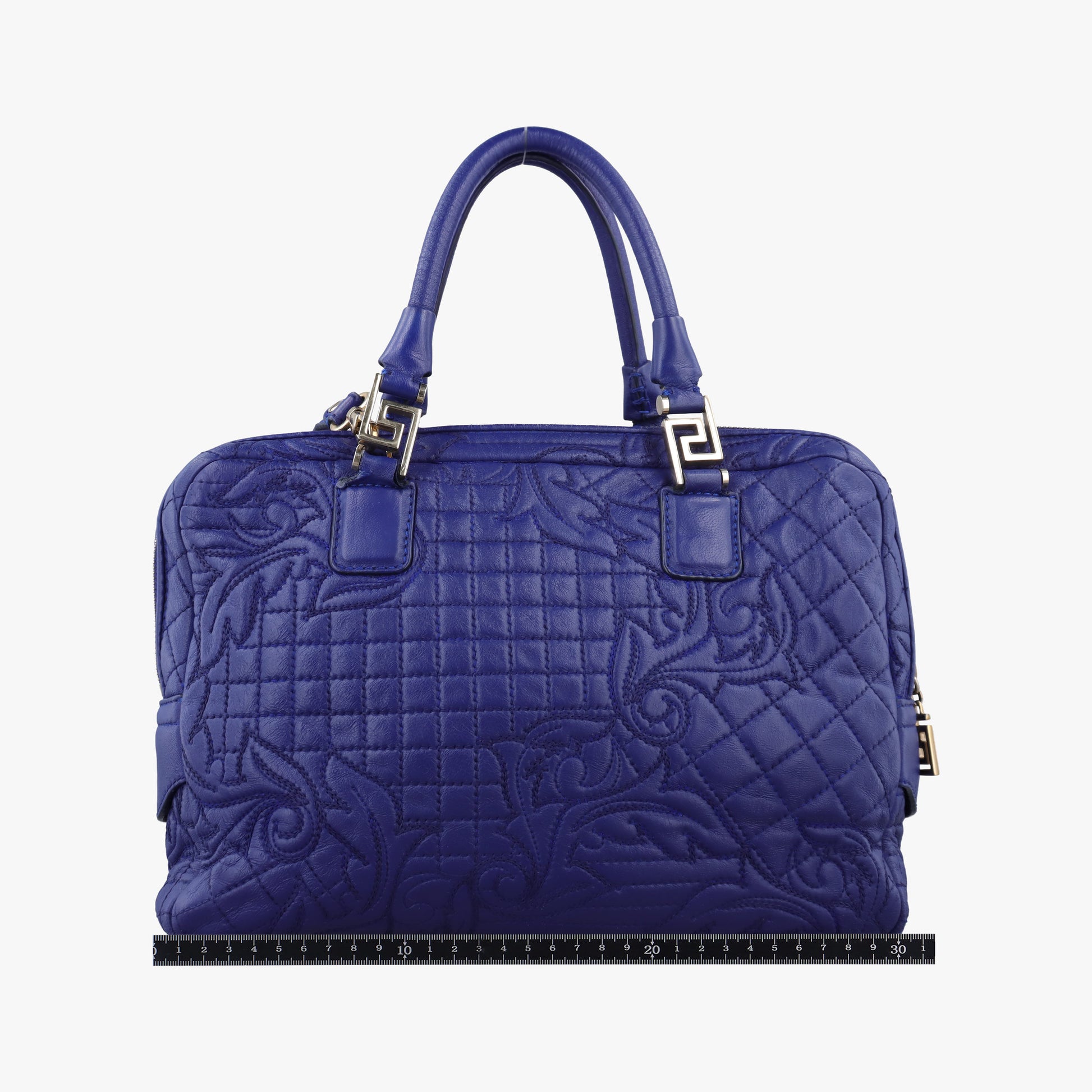 Medusa Demetra Vanitas Satchel Blue Leather メデューサ デメテル バニティ サッチェル ブルー レザー 
