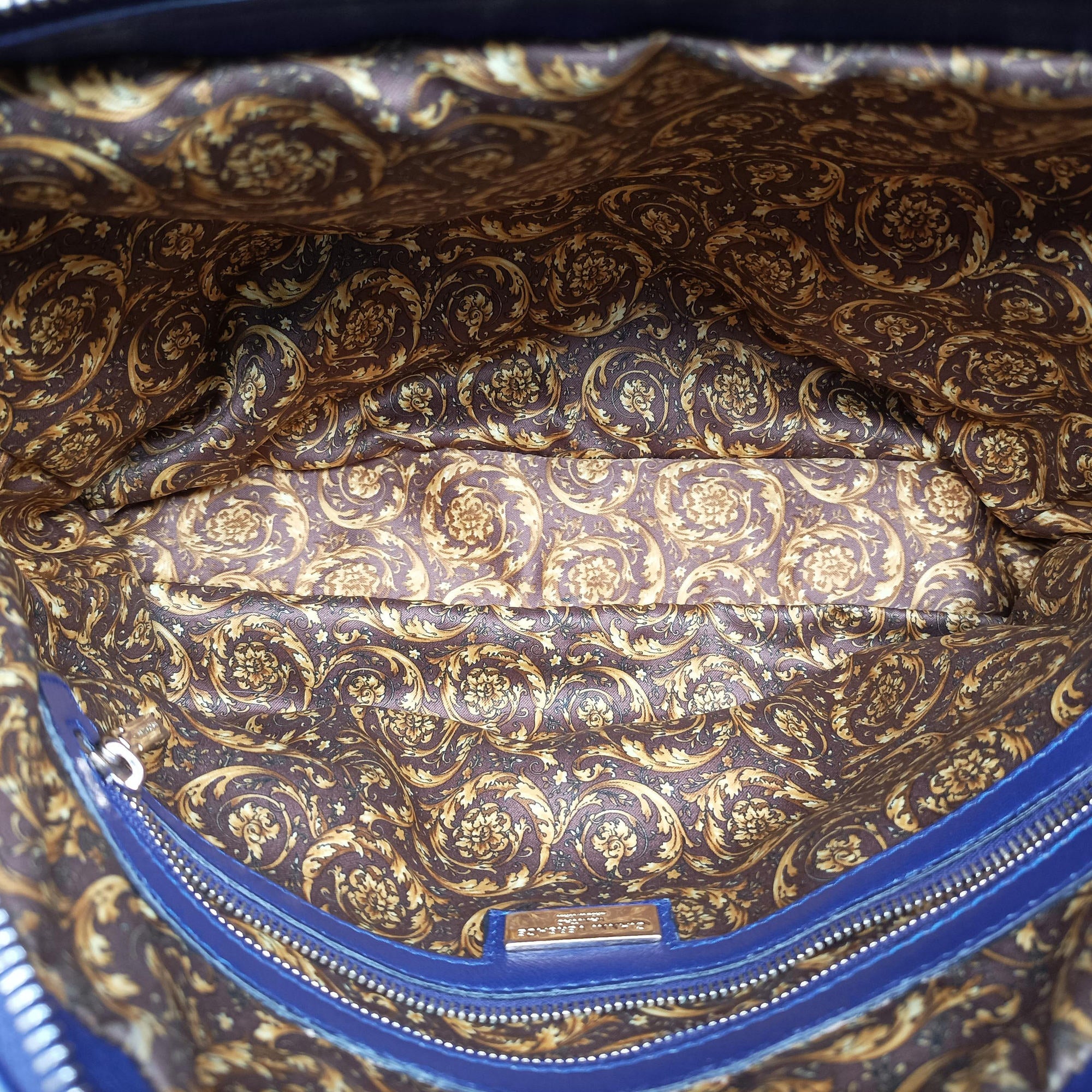 Medusa Demetra Vanitas Satchel Blue Leather メデューサ デメテル バニティ サッチェル ブルー レザー 