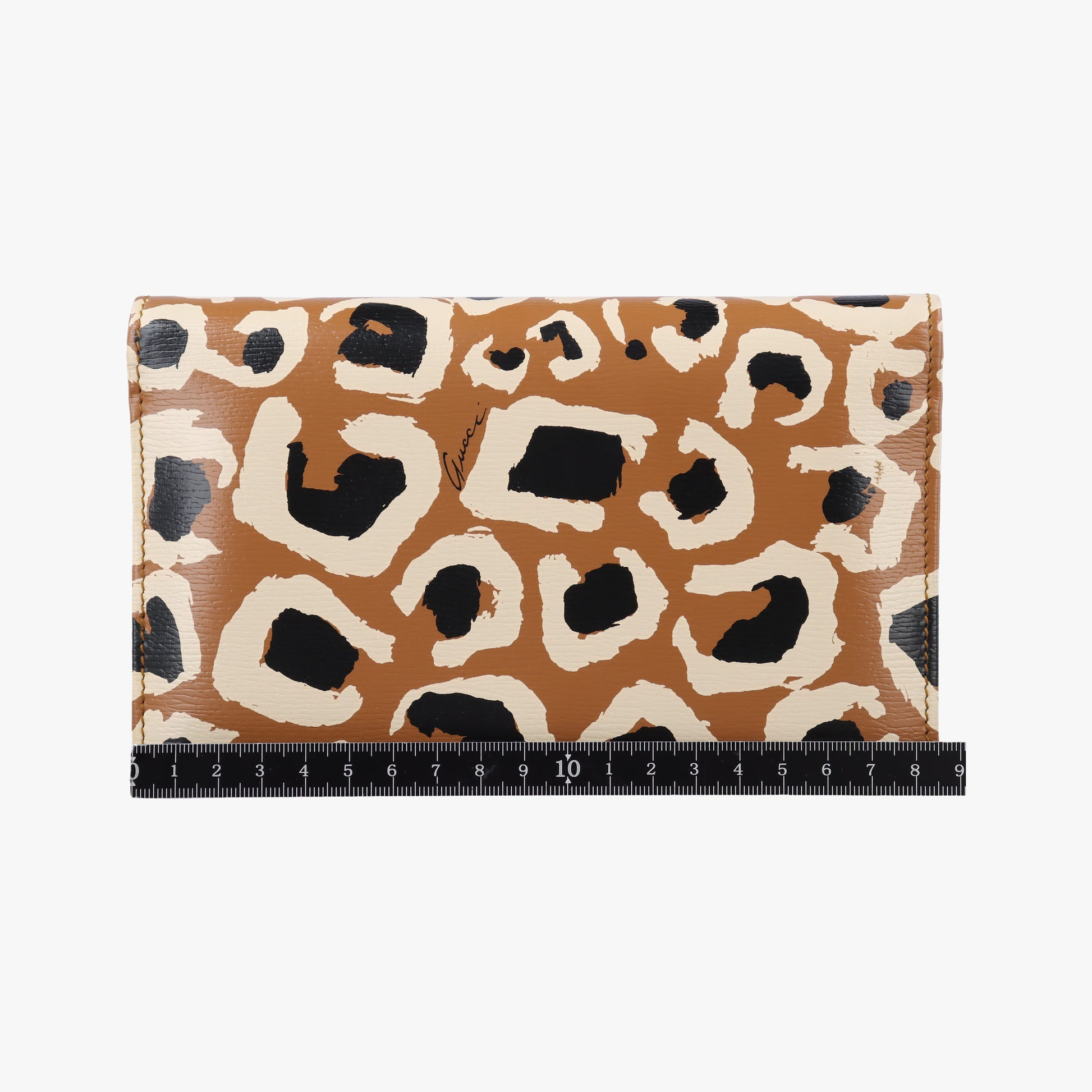 GG Betty Leopard Print beige×Multicolour Leather 354697 GGベティ レオパードプリント ベージュ×マルチカラー レザー 354697 