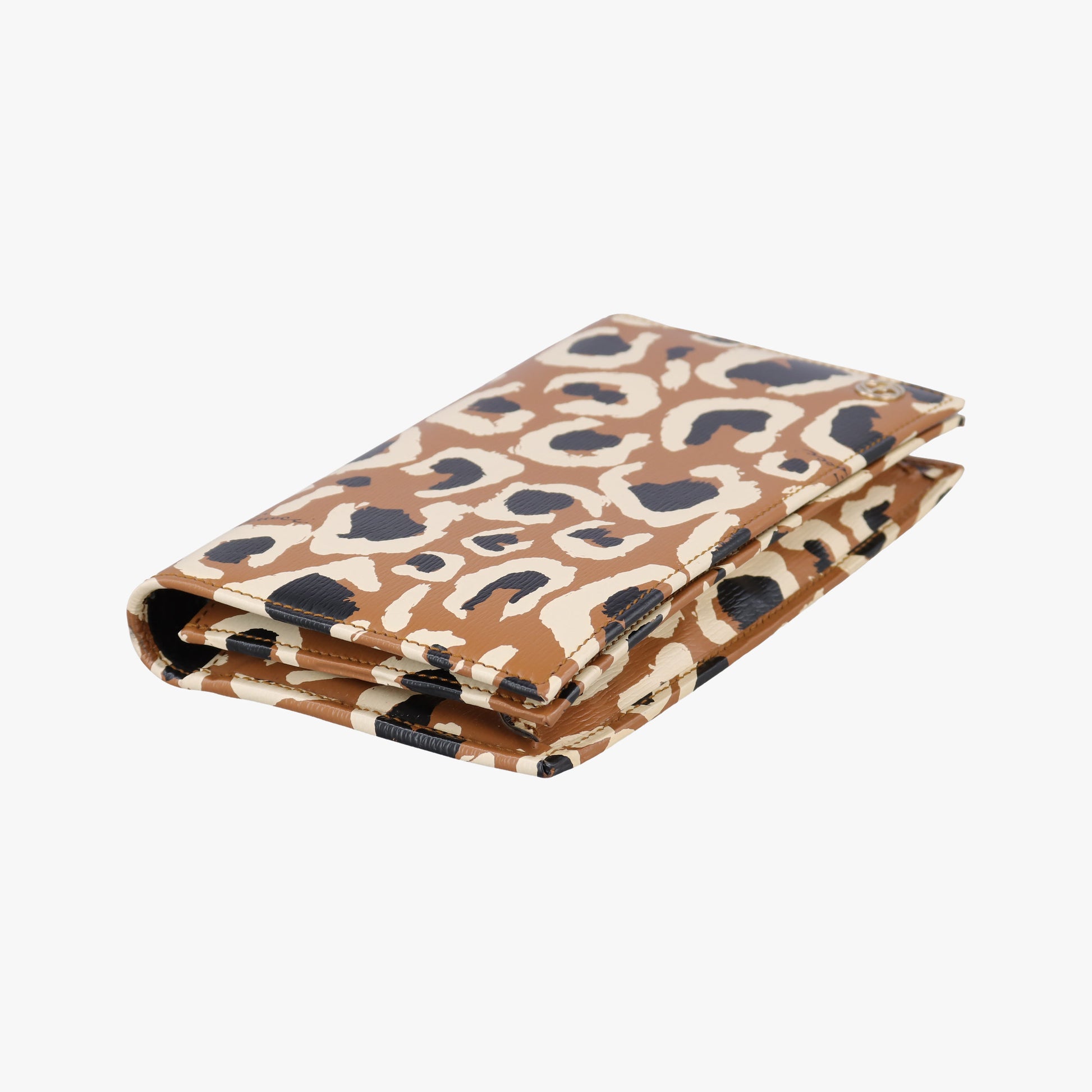 GG Betty Leopard Print beige×Multicolour Leather 354697 GGベティ レオパードプリント ベージュ×マルチカラー レザー 354697 