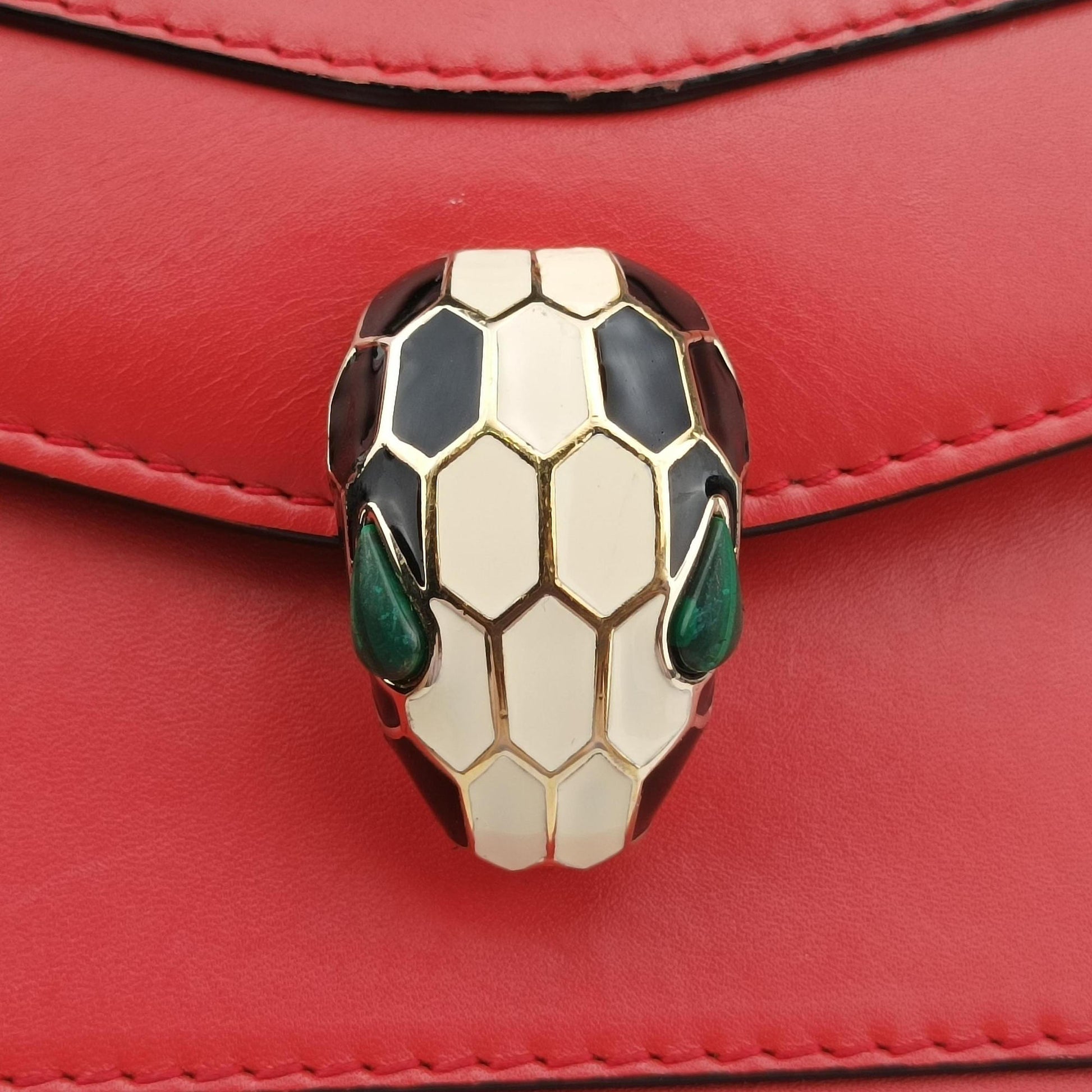 SERPENTI FOREVER Red Leather MM-N14-38320セルペンティ フォーエバー レッド レザー MM-N14-38320