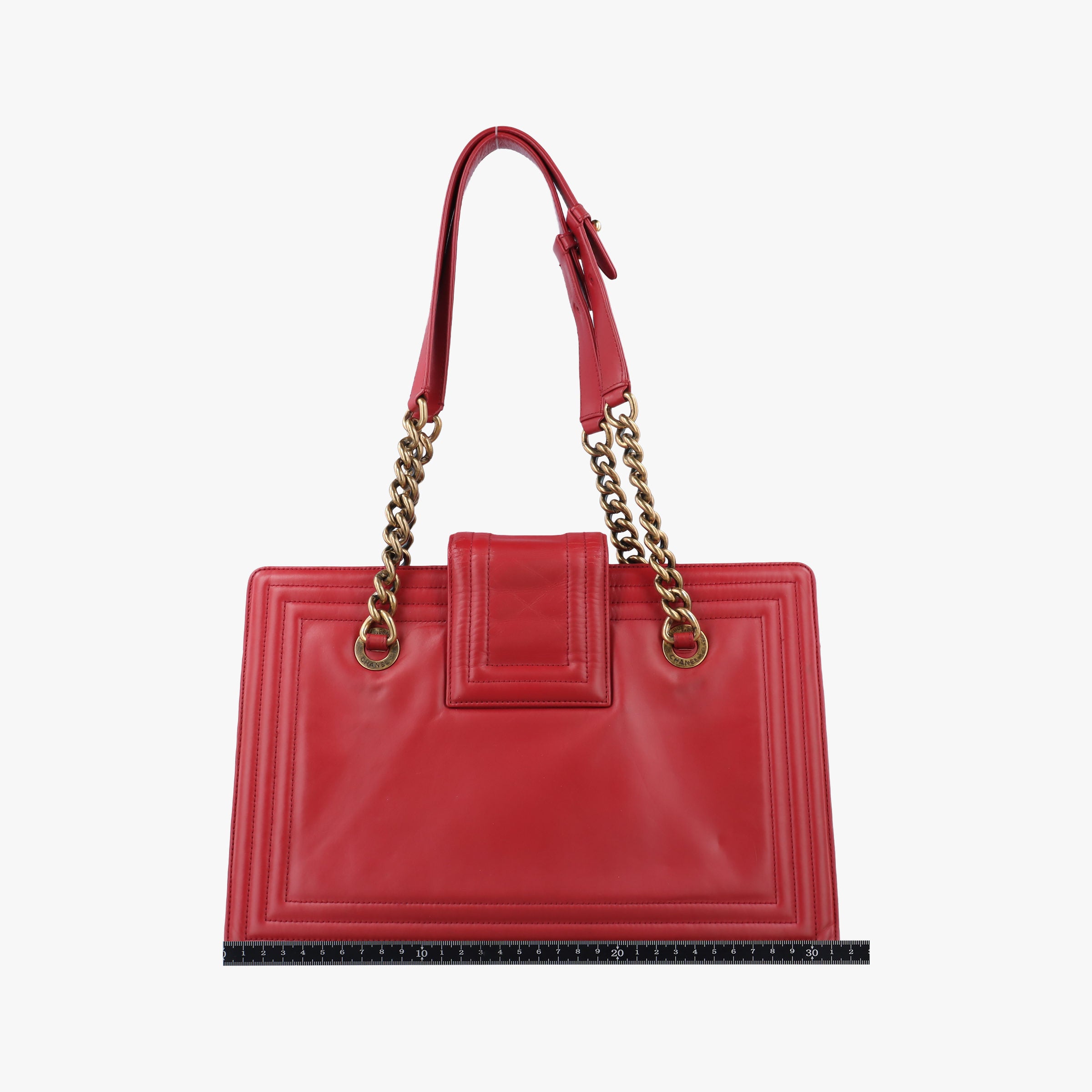 Jetsetter Boy Shopping Tote Red Leather A66708 15635588ジェットセッター ボーイ ショッピング トート レッド レザー A66708 15635588