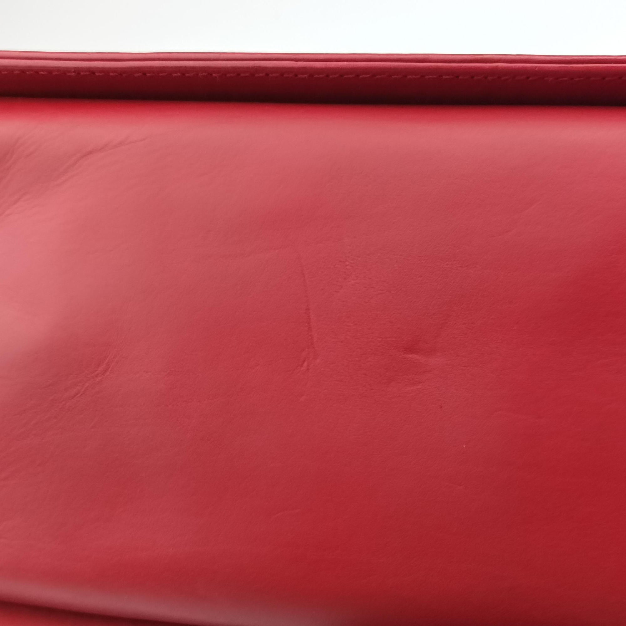 Jetsetter Boy Shopping Tote Red Leather A66708 15635588ジェットセッター ボーイ ショッピング トート レッド レザー A66708 15635588