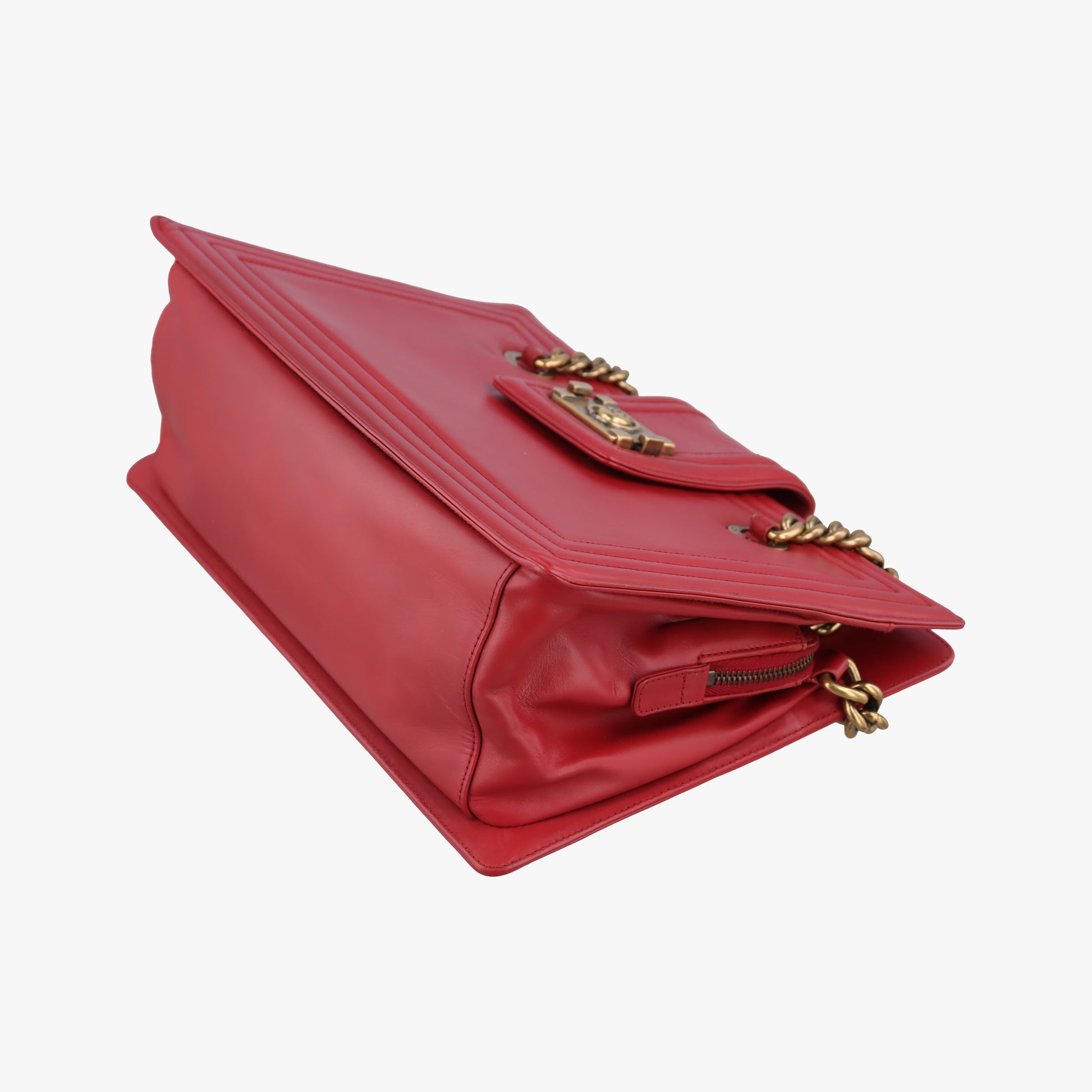 Jetsetter Boy Shopping Tote Red Leather A66708 15635588ジェットセッター ボーイ ショッピング トート レッド レザー A66708 15635588
