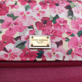 Sicily floral pink×Multicolour leather シシリー フローラル ピンク×マルチカラー レザー 
