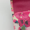 Sicily floral pink×Multicolour leather シシリー フローラル ピンク×マルチカラー レザー 