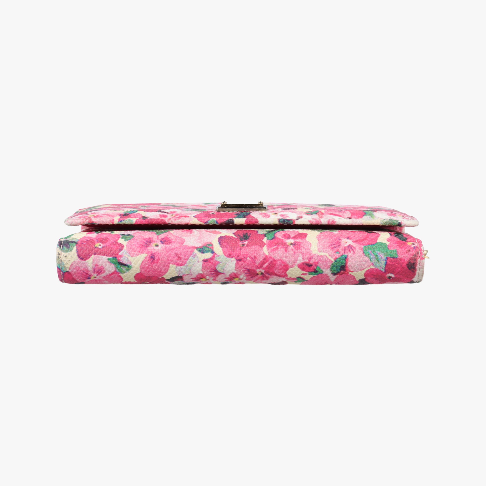 Sicily floral pink×Multicolour leather シシリー フローラル ピンク×マルチカラー レザー 