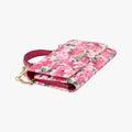 Sicily floral pink×Multicolour leather シシリー フローラル ピンク×マルチカラー レザー 