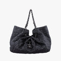 Coco Cabas GM Coco Mark Black Leather A46971 12899571ココカバスGM ココマーク ブラック レザー A46971 12899571