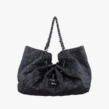 Coco Cabas GM Coco Mark Black Leather A46971 12899571ココカバスGM ココマーク ブラック レザー A46971 12899571