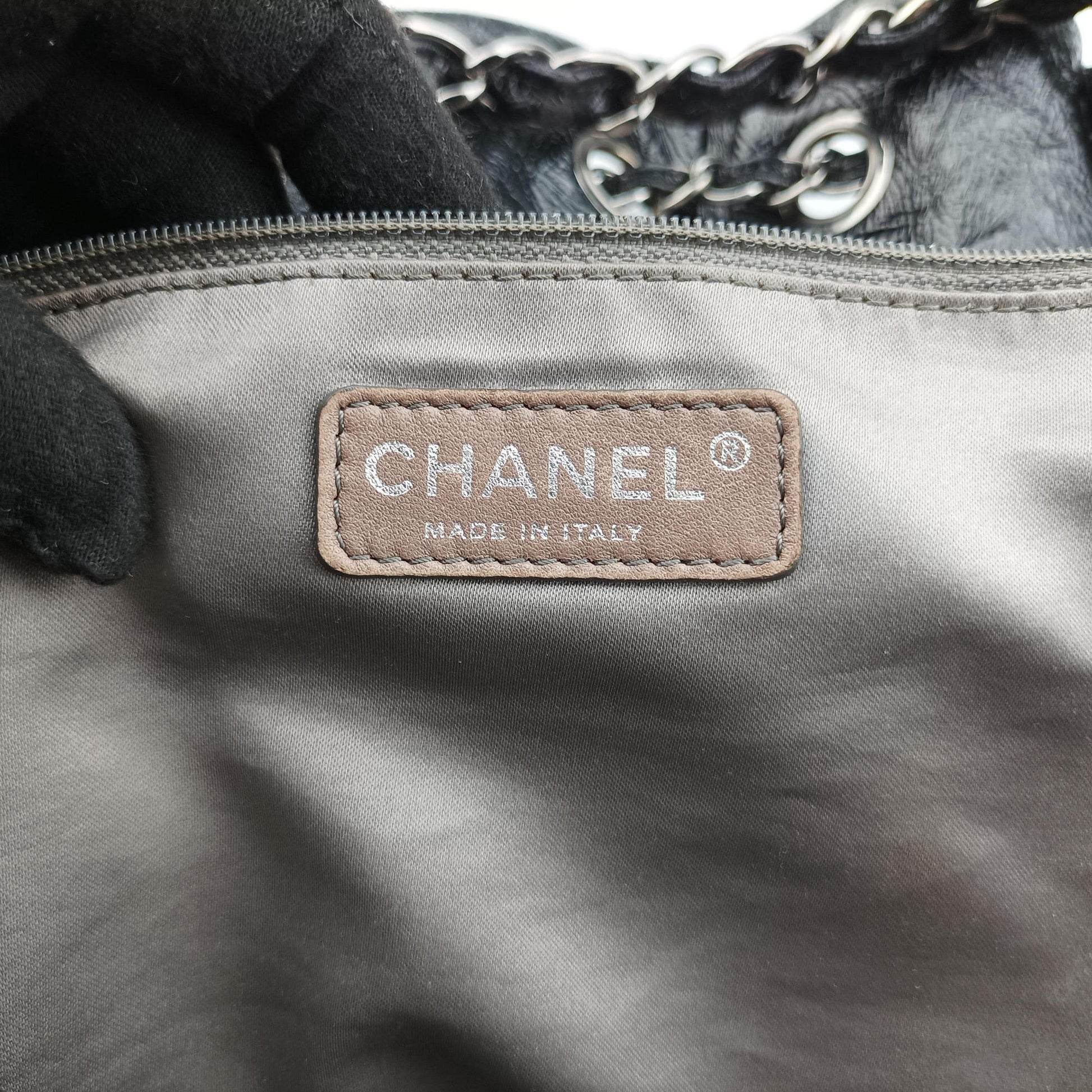 Coco Cabas GM Coco Mark Black Leather A46971 12899571ココカバスGM ココマーク ブラック レザー A46971 12899571
