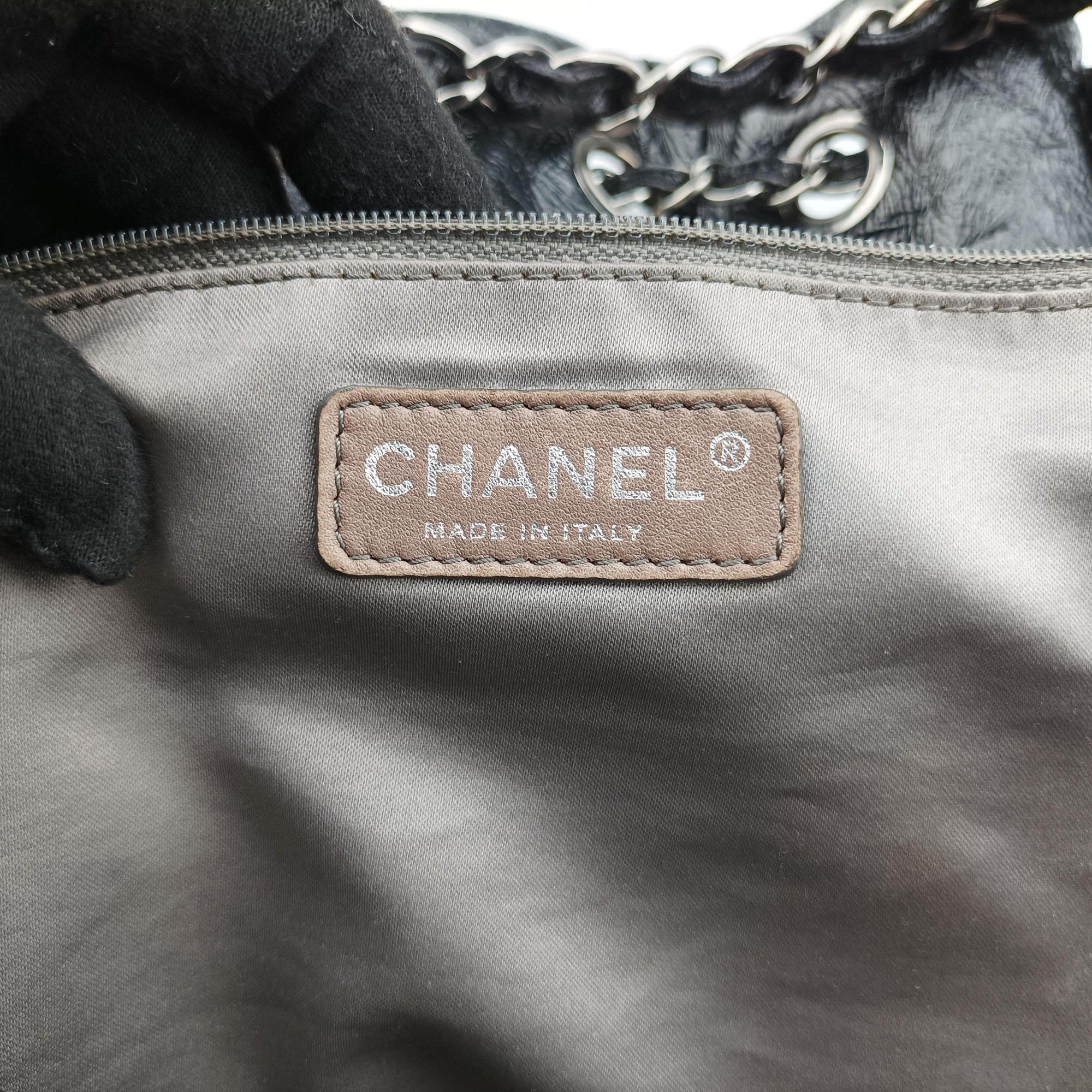 Coco Cabas GM Coco Mark Black Leather A46971 12899571ココカバスGM ココマーク ブラック レザー A46971 12899571