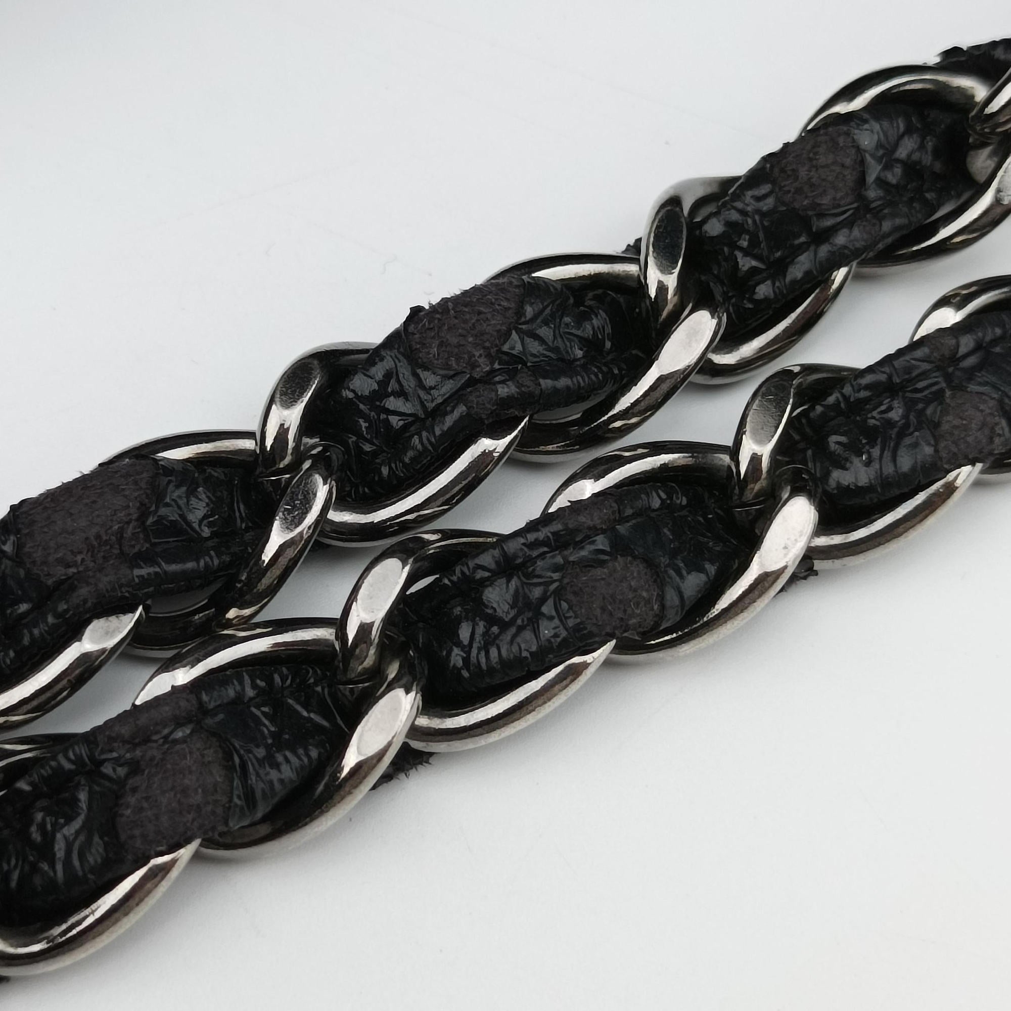 Coco Cabas GM Coco Mark Black Leather A46971 12899571ココカバスGM ココマーク ブラック レザー A46971 12899571
