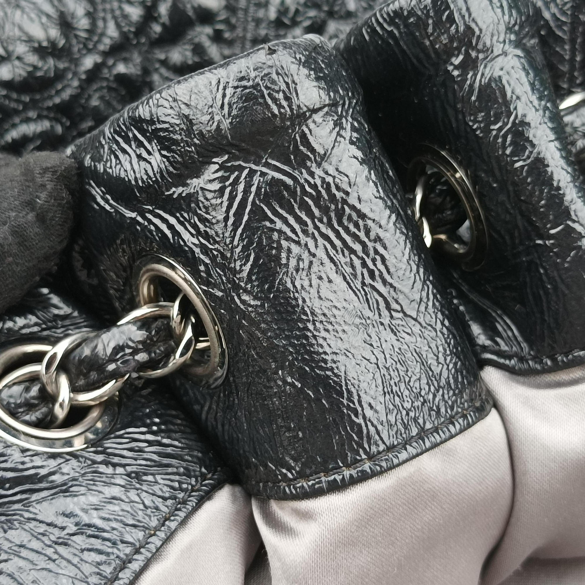 Coco Cabas GM Coco Mark Black Leather A46971 12899571ココカバスGM ココマーク ブラック レザー A46971 12899571