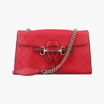 Emily Red Leather 295402 G012752354エミリー レッド レザー 295402 G012752354