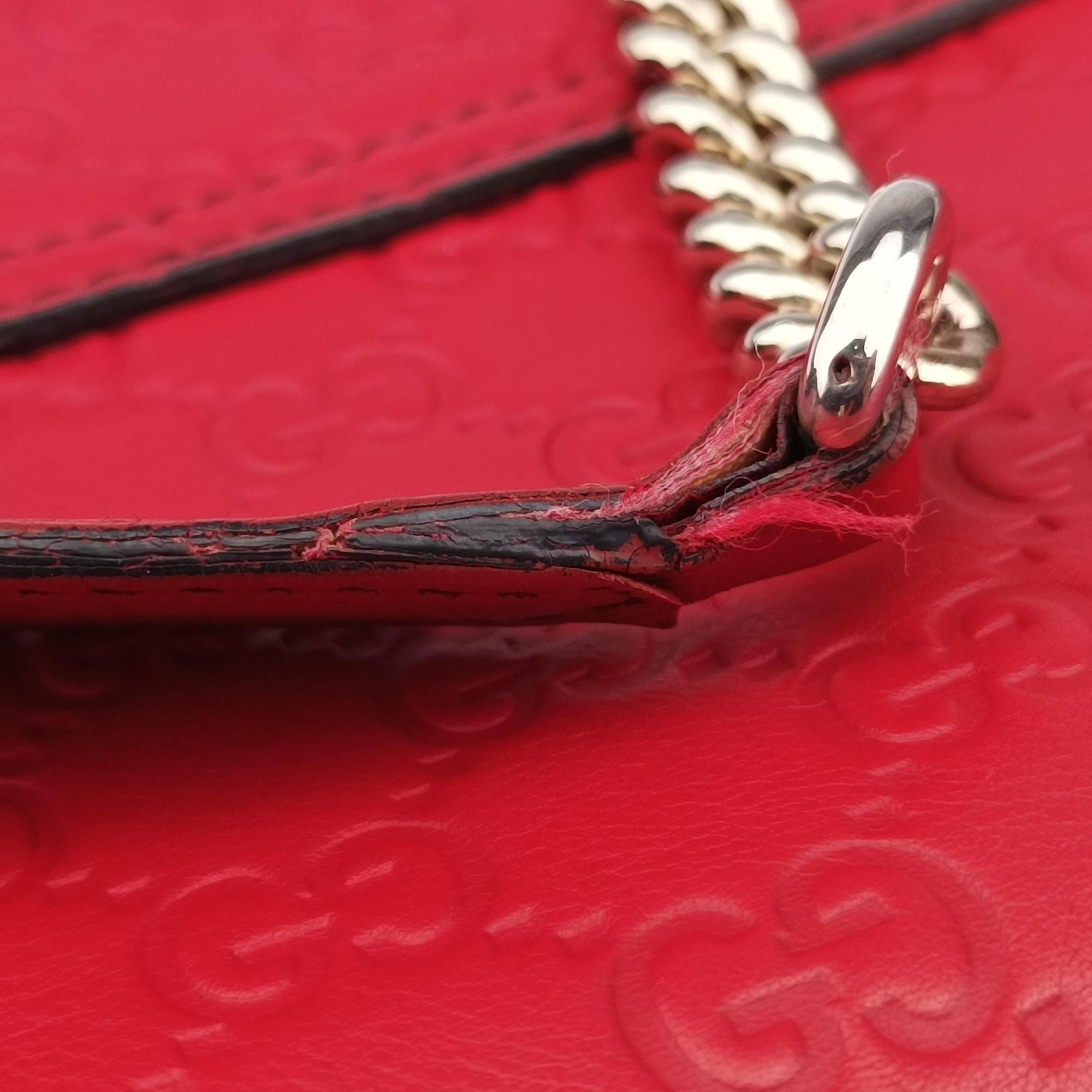 Emily Red Leather 295402 G012752354エミリー レッド レザー 295402 G012752354