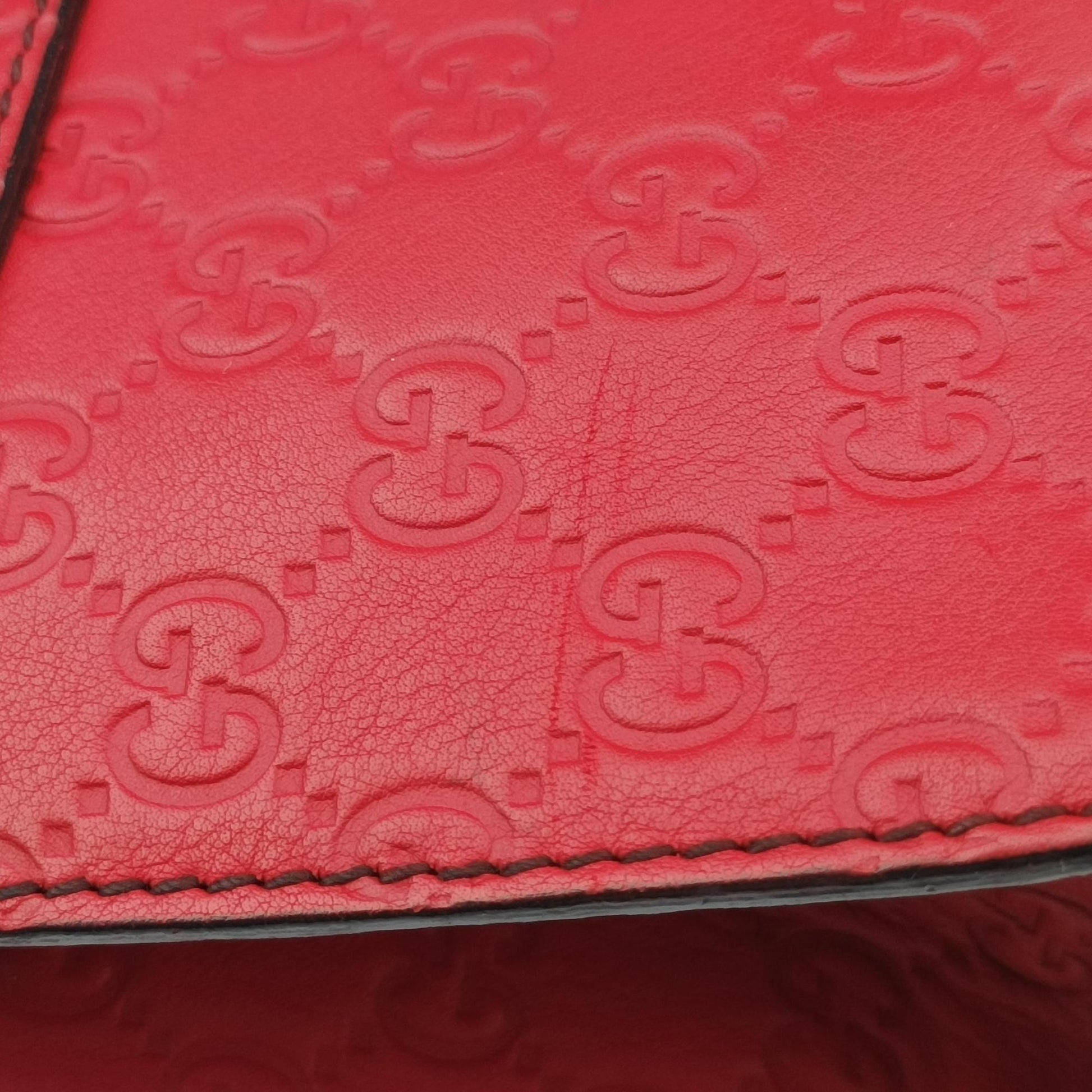Emily Red Leather 295402 G012752354エミリー レッド レザー 295402 G012752354