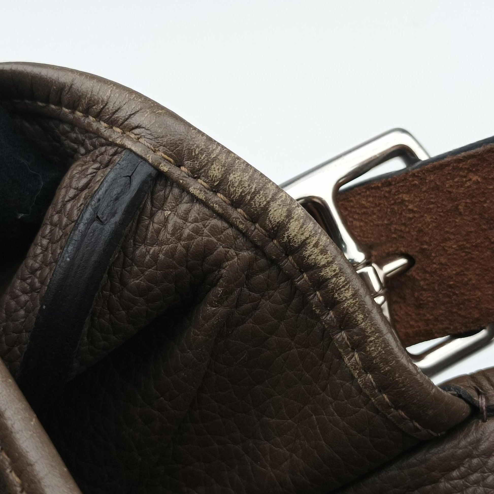 Barda 30 Brown Taurillon Clemence Leather X バルダ30 エタン トリヨンクレマンスレザー X 