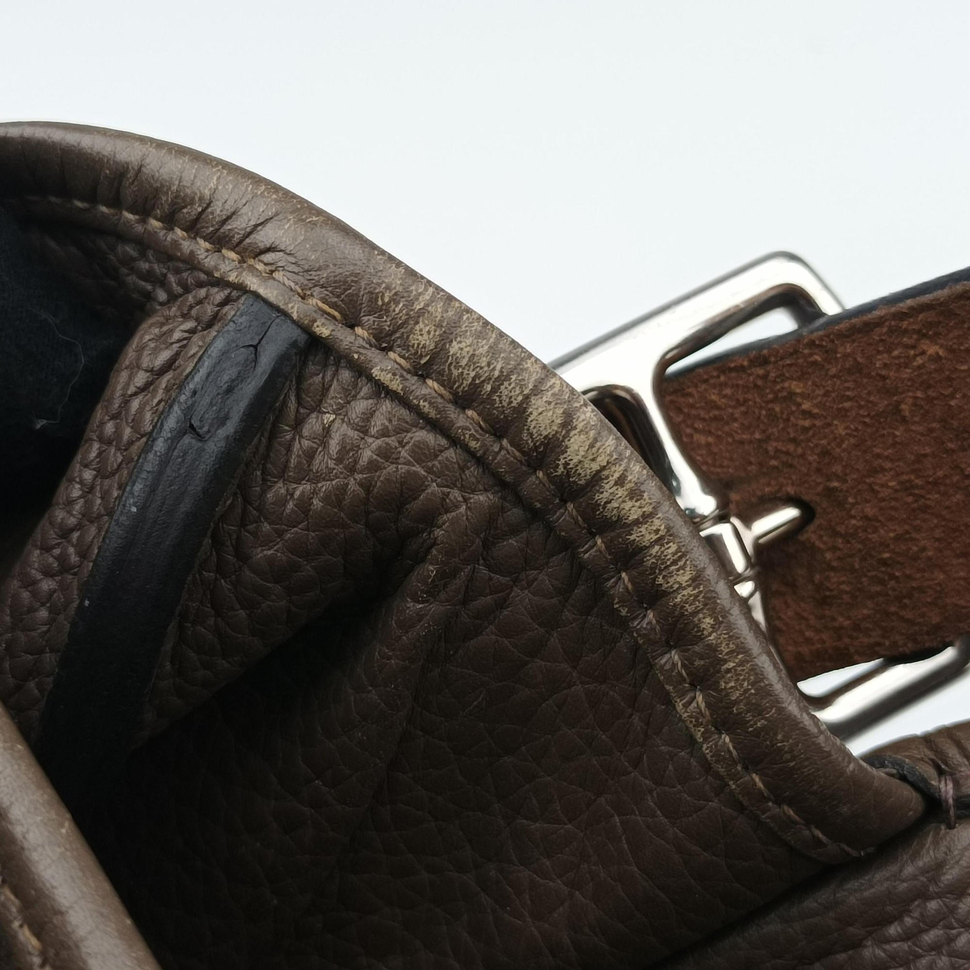 Barda 30 Brown Taurillon Clemence Leather X バルダ30 エタン トリヨンクレマンスレザー X 