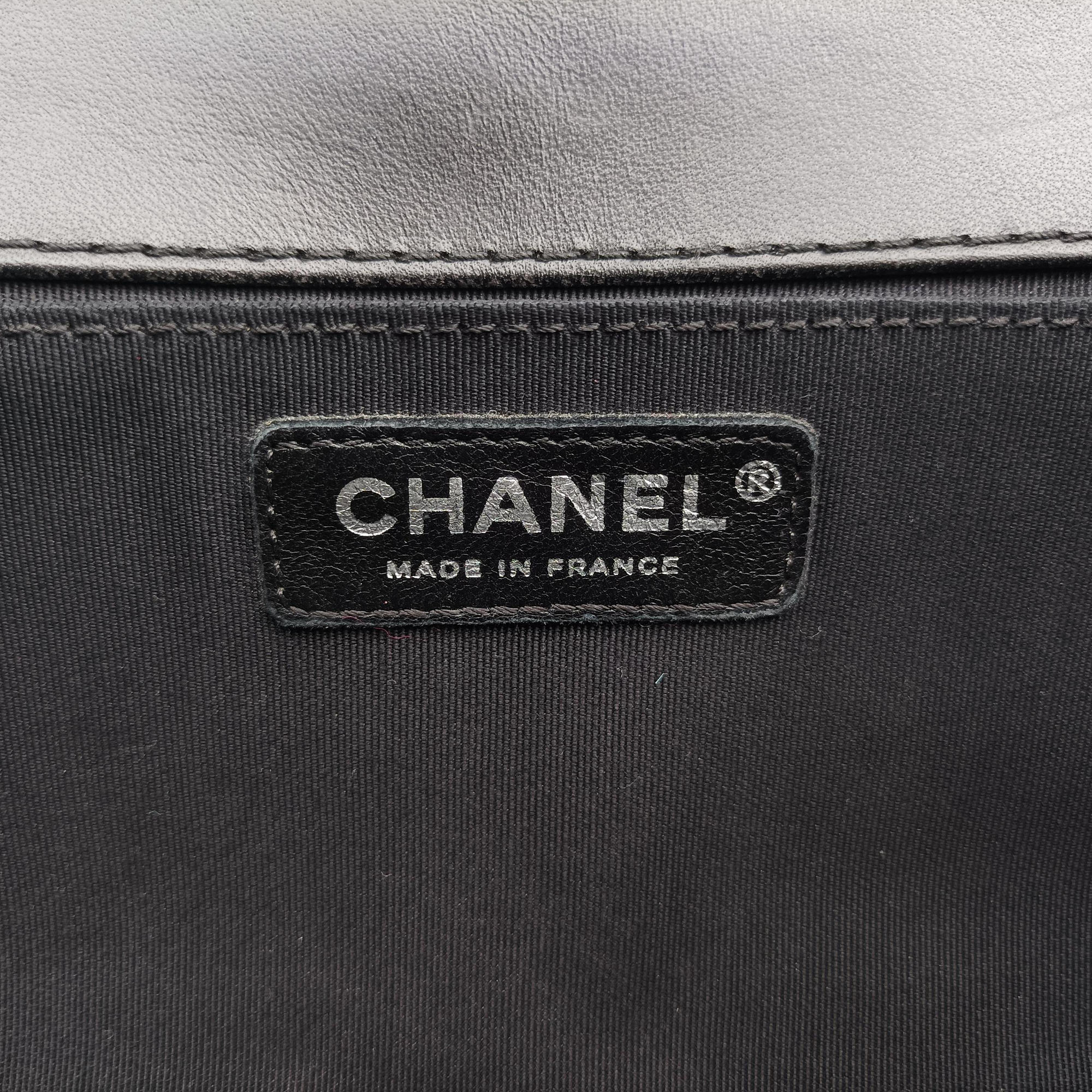 BOY CHANEL Black lambskin A67086 21635186ボーイシャネル ブラック ラムスキン A67086 21635186