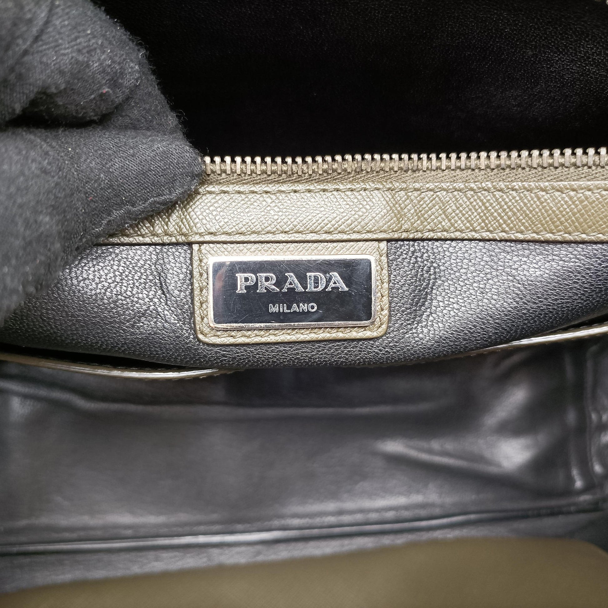 business bag briefcase Green SAFFIANO Leather 2VE363 31/Lビジネスバッグ ブリーフケース グリーン サフィアーノレザー 2VE363 31/L