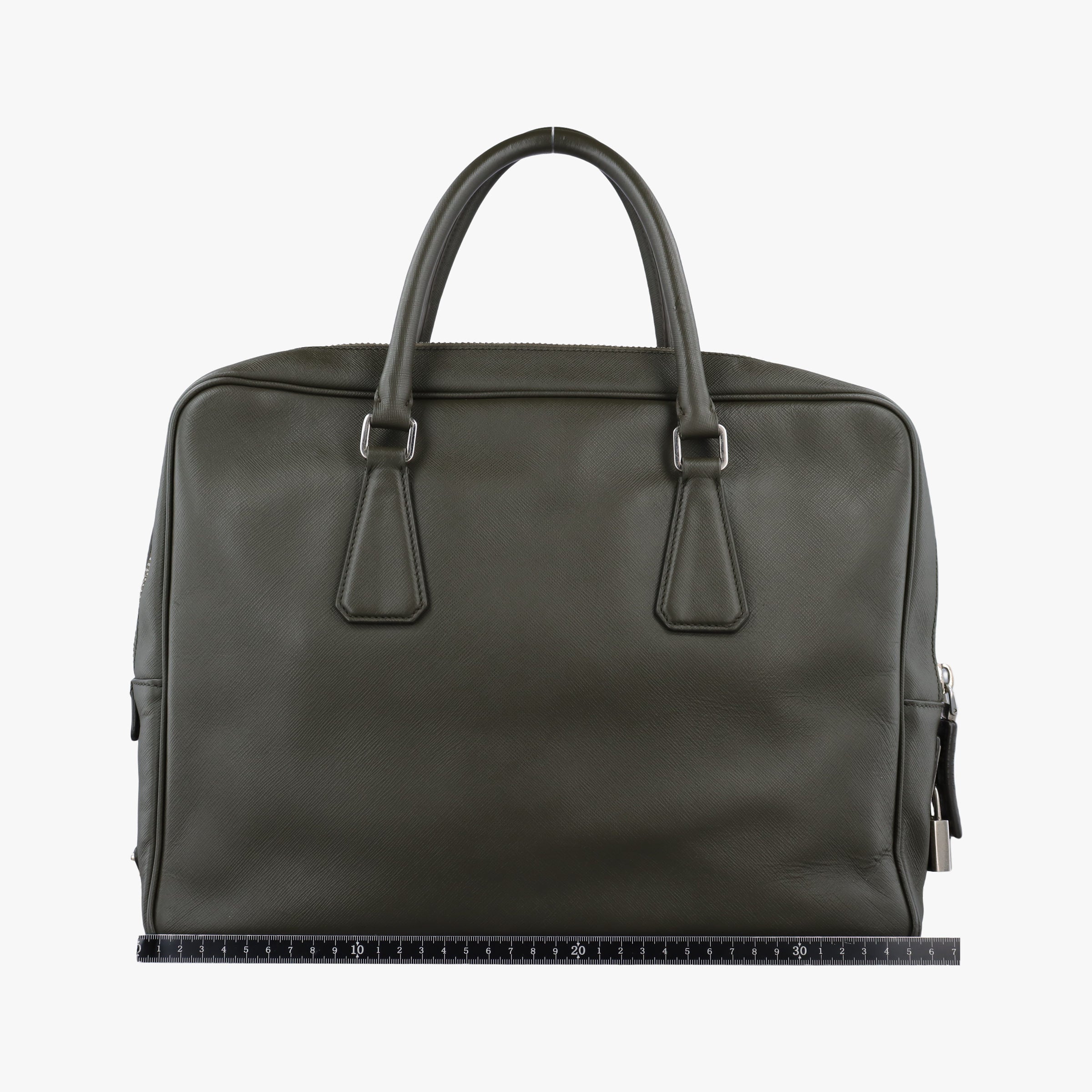 business bag briefcase Green SAFFIANO Leather 2VE363 31/Lビジネスバッグ ブリーフケース グリーン サフィアーノレザー 2VE363 31/L