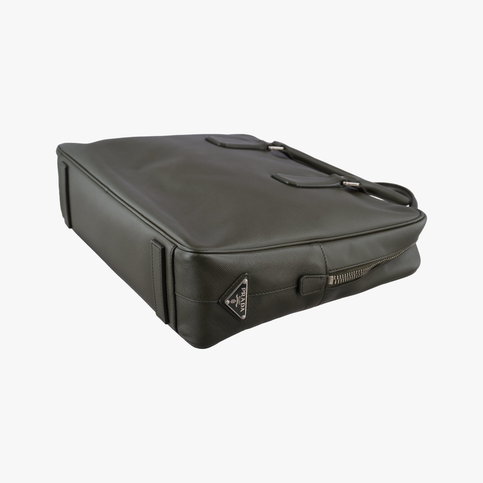 business bag briefcase Green SAFFIANO Leather 2VE363 31/Lビジネスバッグ ブリーフケース グリーン サフィアーノレザー 2VE363 31/L