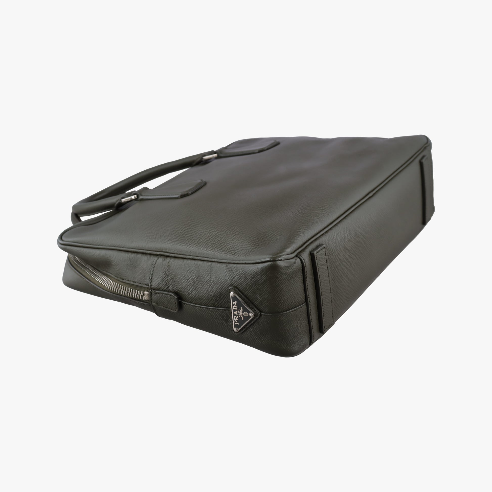 business bag briefcase Green SAFFIANO Leather 2VE363 31/Lビジネスバッグ ブリーフケース グリーン サフィアーノレザー 2VE363 31/L