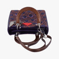 Lady Dior Purple×Orange×Brown Lambskin 15-BO-1121レディディオール パープル×オレンジ×ブラウン ラムスキン 15-BO-1121
