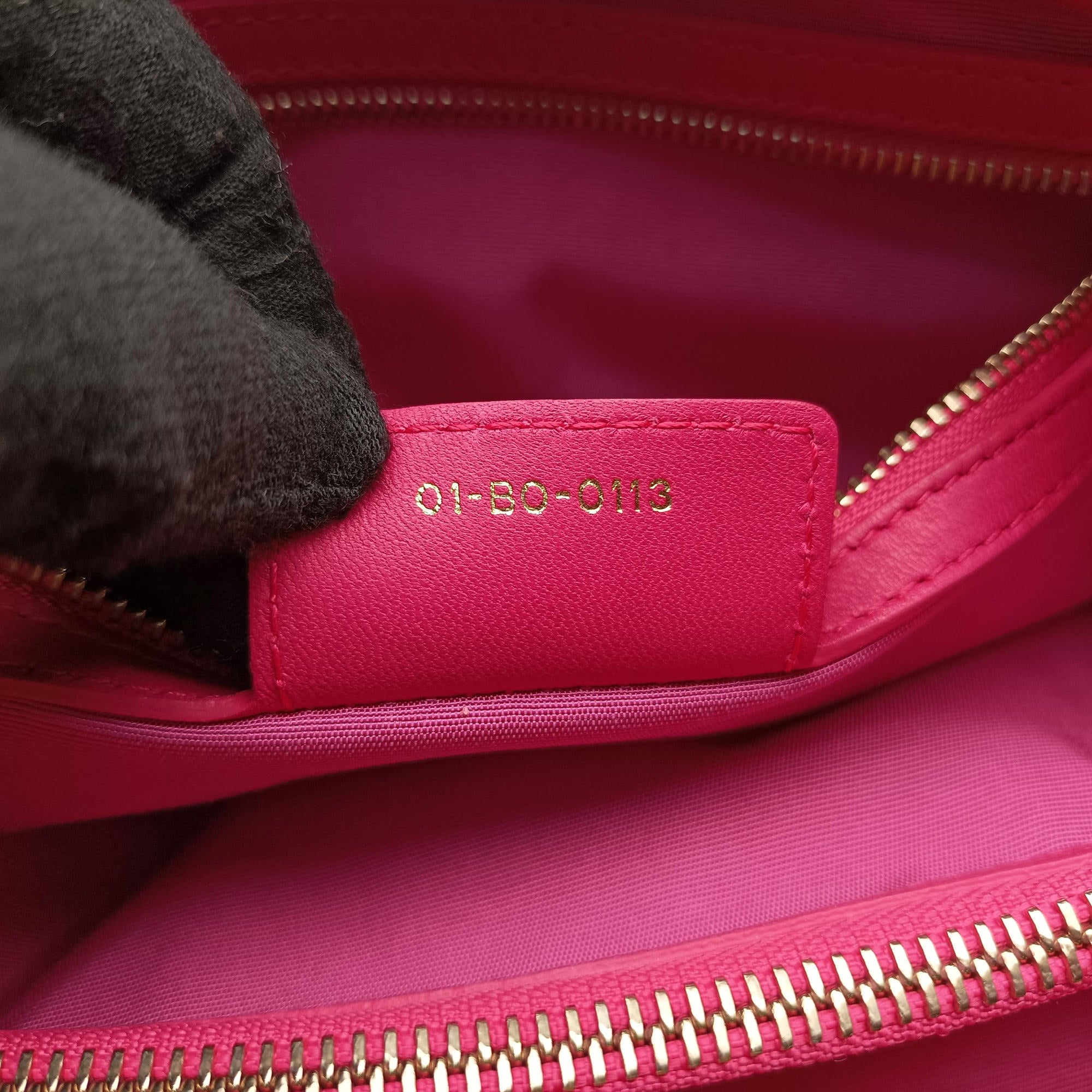 Cannage Soft Shopping Pink lambskin 01-BO-0113カナージュ ソフト ショッピング ピンク ラムスキン 01-BO-0113