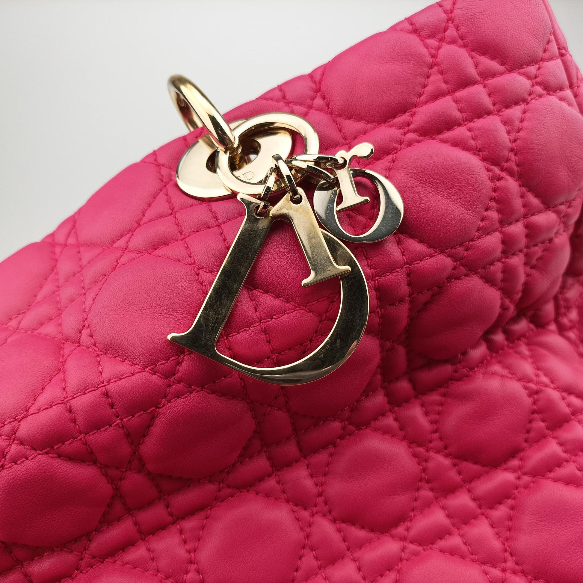 Cannage Soft Shopping Pink lambskin 01-BO-0113カナージュ ソフト ショッピング ピンク ラムスキン 01-BO-0113