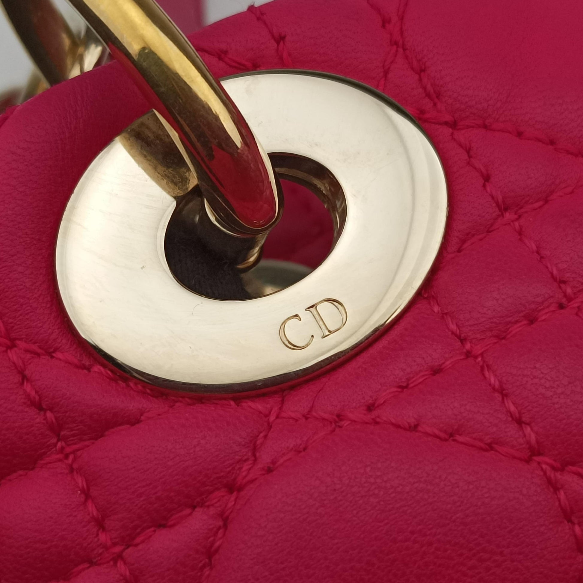 Cannage Soft Shopping Pink lambskin 01-BO-0113カナージュ ソフト ショッピング ピンク ラムスキン 01-BO-0113