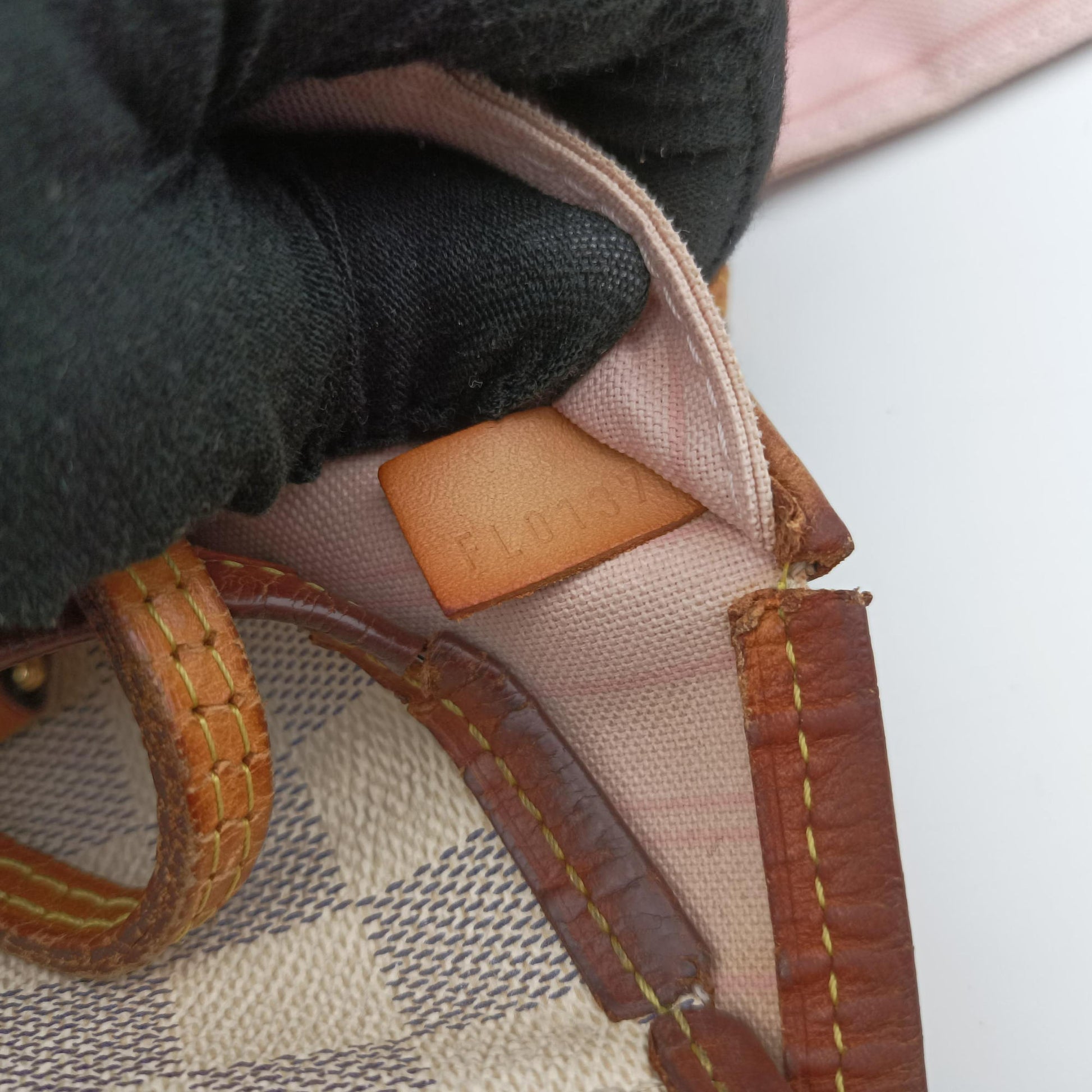 NEVERFULL MM Azur Damier Canvas N51107 FL0137 IC ChipネヴァーフルMM アズール ダミエキャンバス N51107 FL0137 ICチップ