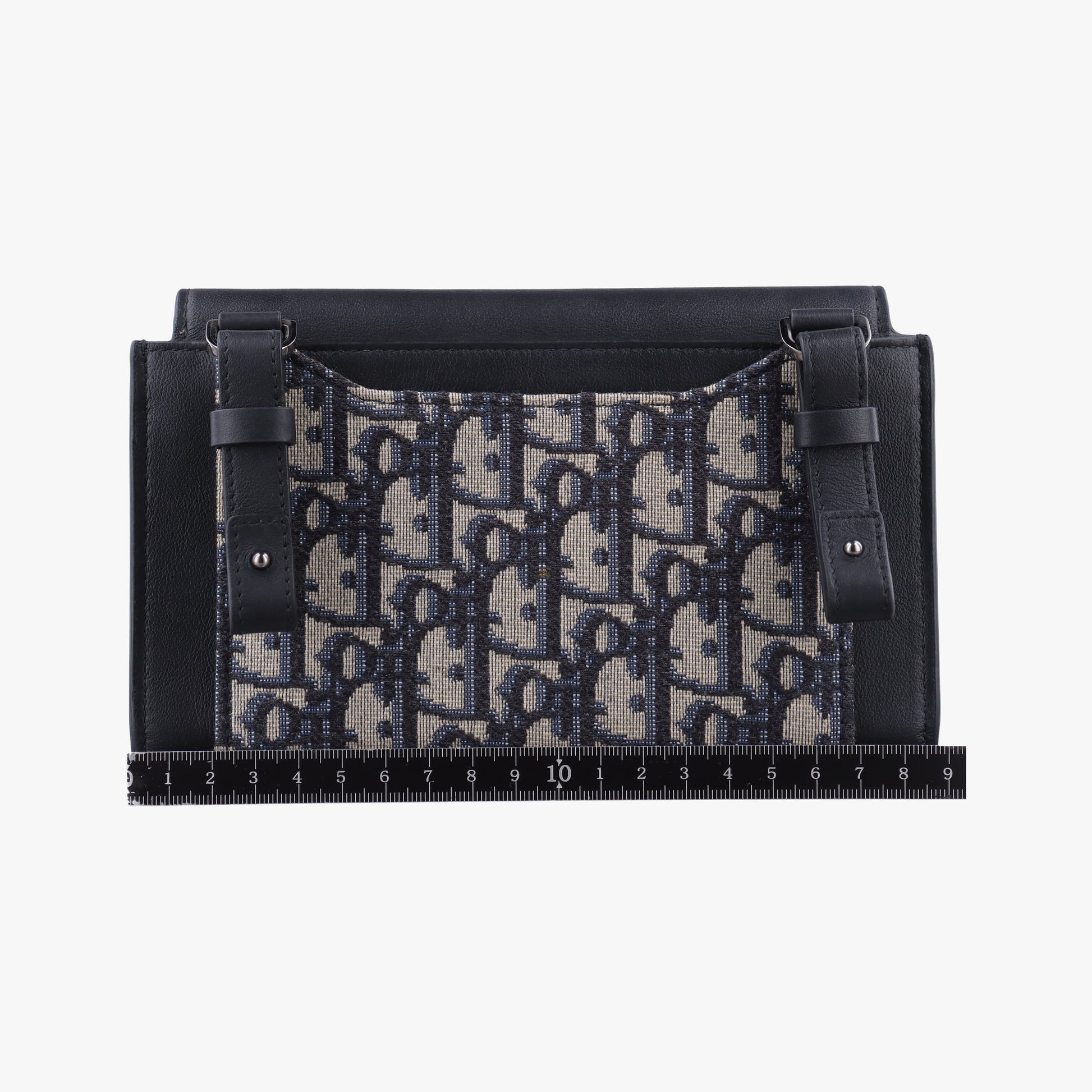 Oblique Saddle Navy×Black Jacquard×Leather 24-BO-0260 24-BO-0270オブリーク サドル ネイビー×ブラック ジャガード×レザー 24-BO-0260 24-BO-0270