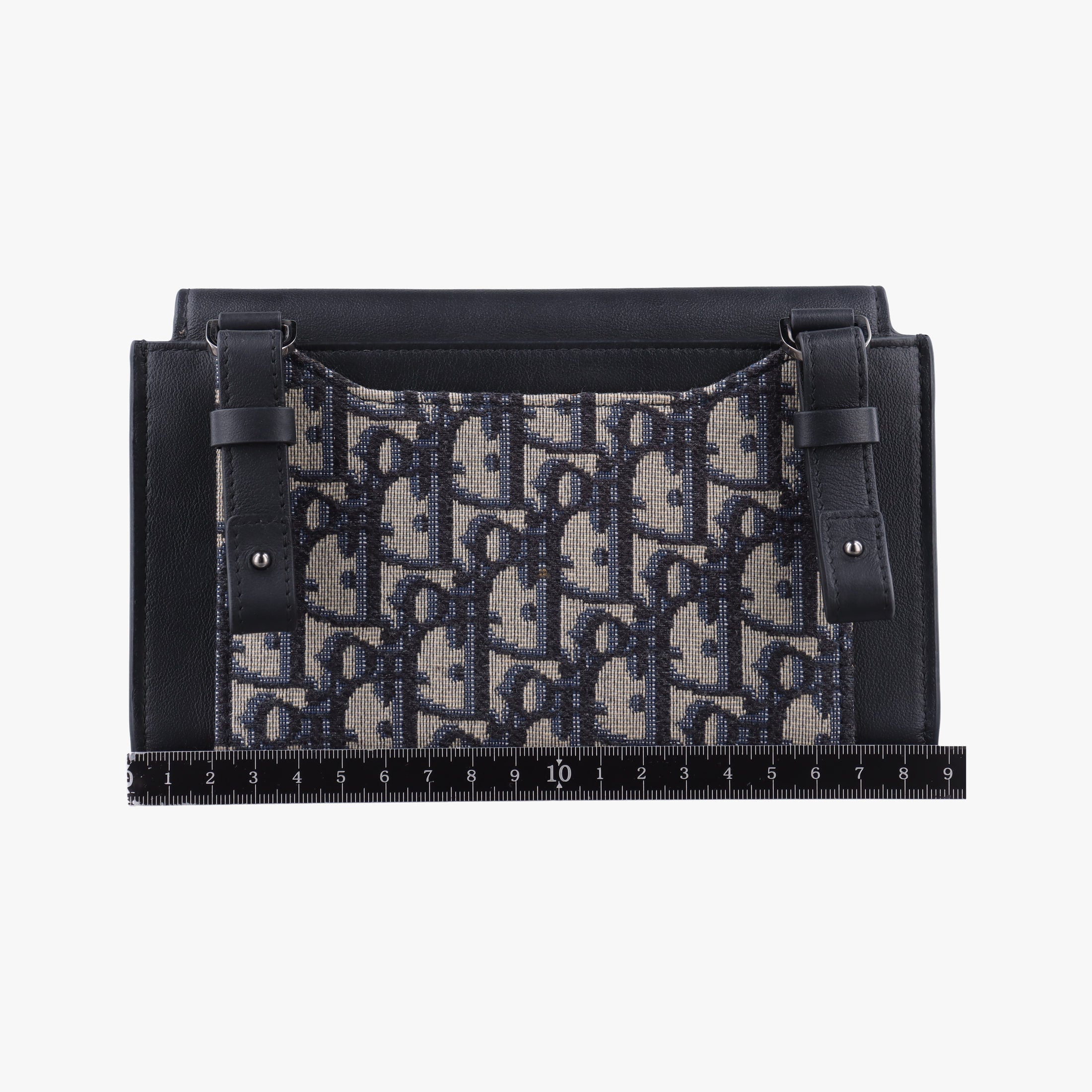 Oblique Saddle Navy×Black Jacquard×Leather 24-BO-0260 24-BO-0270オブリーク サドル ネイビー×ブラック ジャガード×レザー 24-BO-0260 24-BO-0270