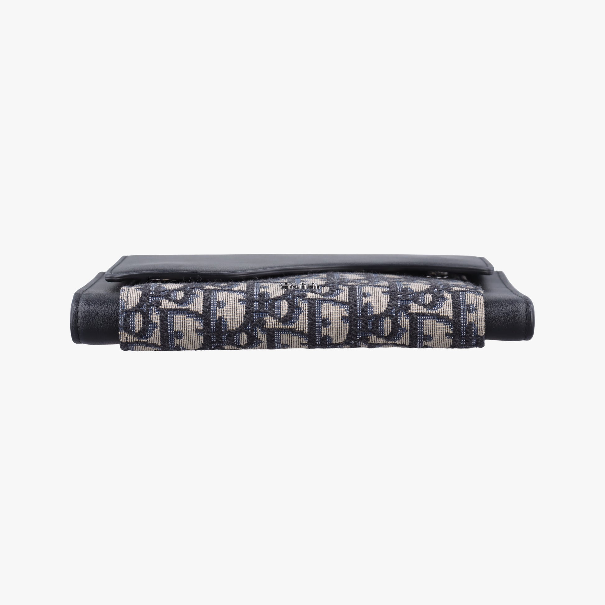 Oblique Saddle Navy×Black Jacquard×Leather 24-BO-0260 24-BO-0270オブリーク サドル ネイビー×ブラック ジャガード×レザー 24-BO-0260 24-BO-0270