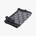 Oblique Saddle Navy×Black Jacquard×Leather 24-BO-0260 24-BO-0270オブリーク サドル ネイビー×ブラック ジャガード×レザー 24-BO-0260 24-BO-0270