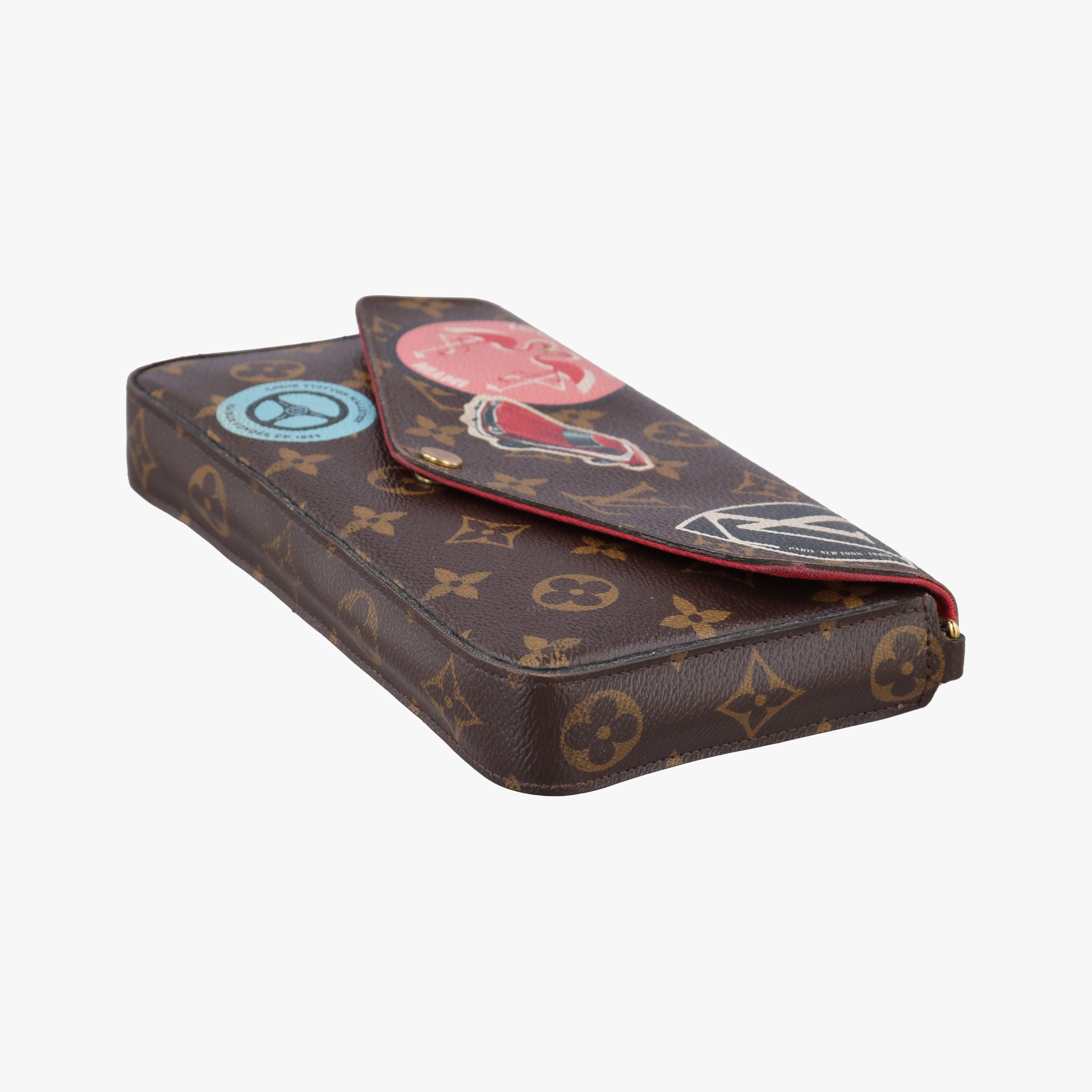 Felicie Pochette Brown×Multicolor Monogram Canvas M62145 MI3166フェリシー ポシェット モノグラム/ブラウン系×マルチカラー モノグラムキャンバス M62145 MI3166