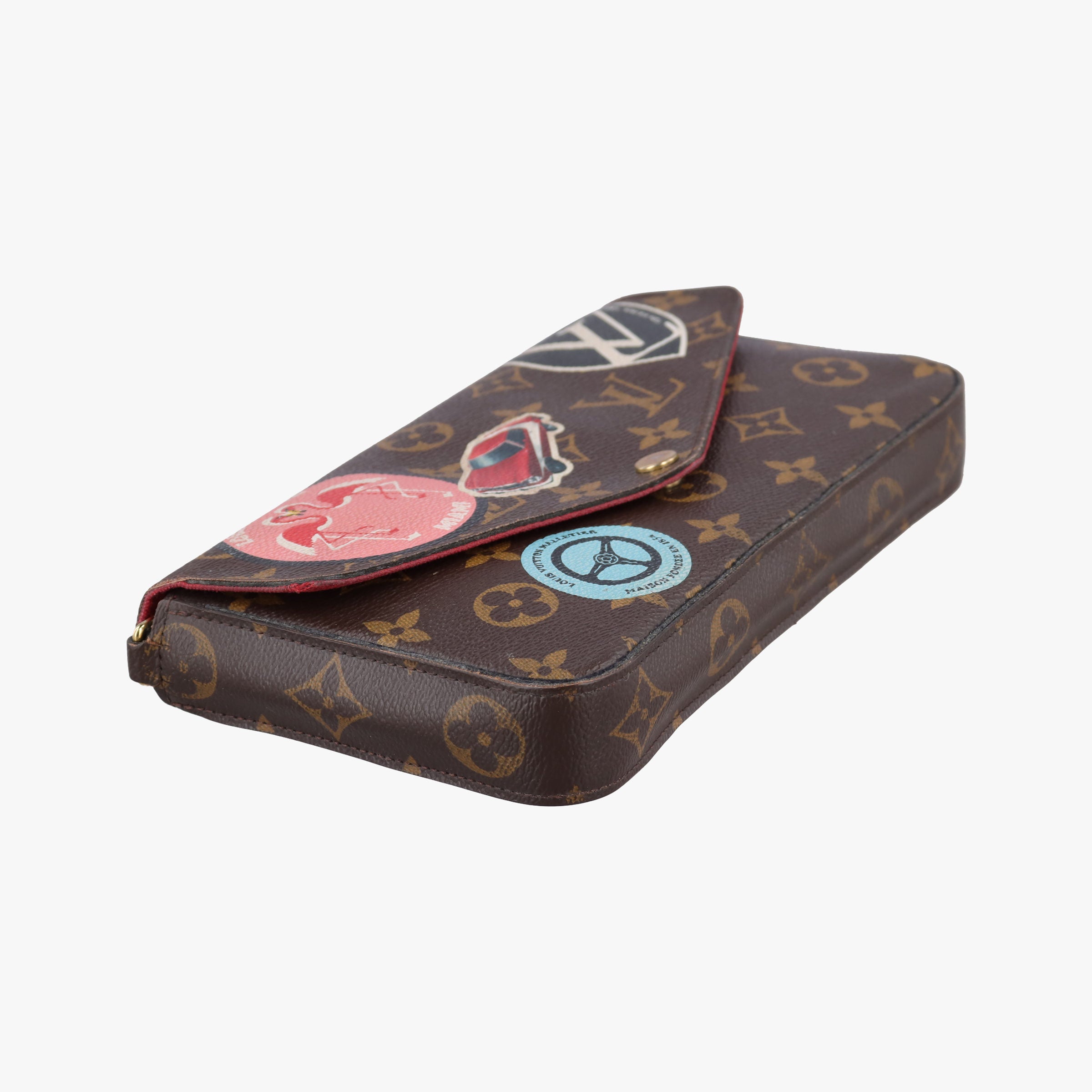 Felicie Pochette Brown×Multicolor Monogram Canvas M62145 MI3166フェリシー ポシェット モノグラム/ブラウン系×マルチカラー モノグラムキャンバス M62145 MI3166