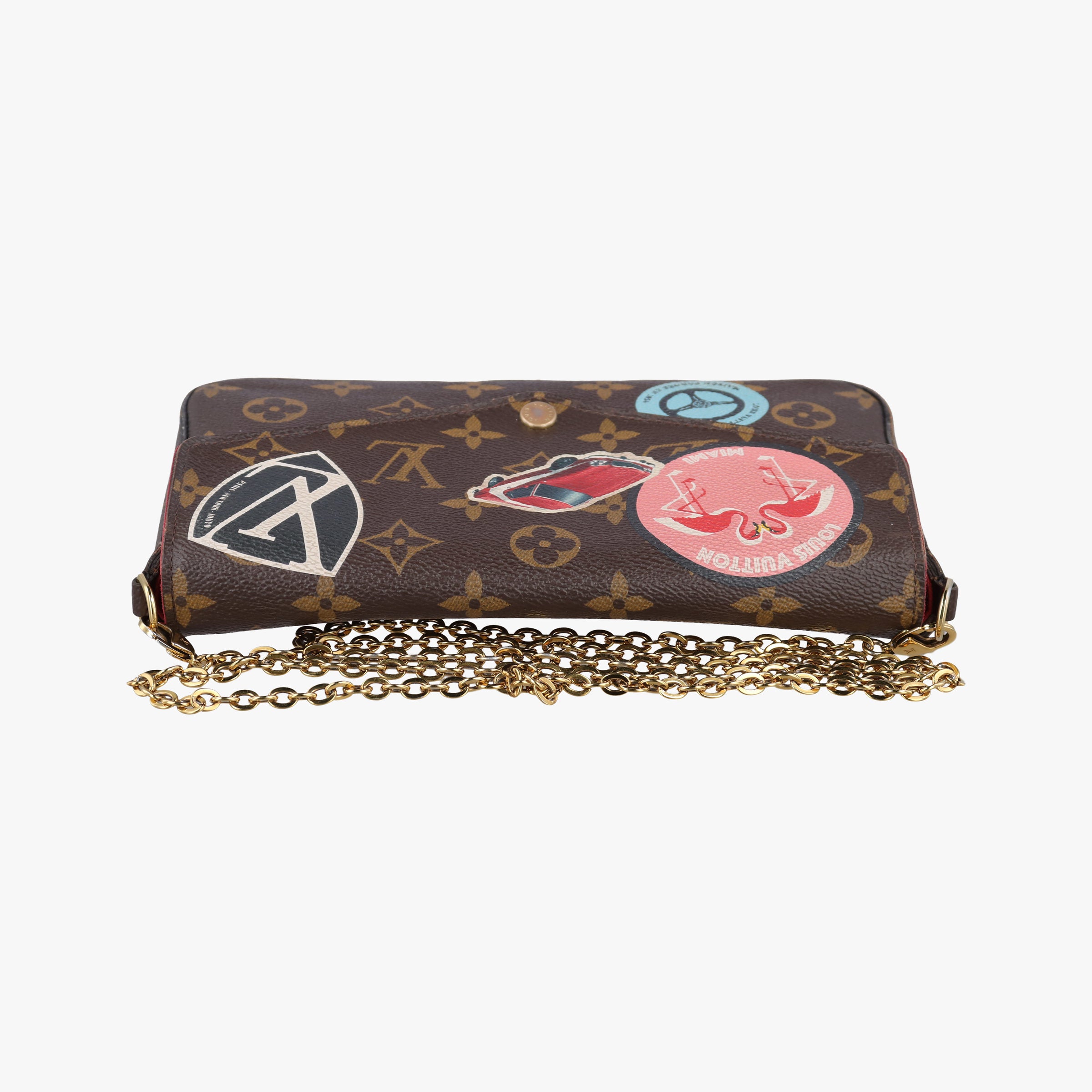 Felicie Pochette Brown×Multicolor Monogram Canvas M62145 MI3166フェリシー ポシェット モノグラム/ブラウン系×マルチカラー モノグラムキャンバス M62145 MI3166