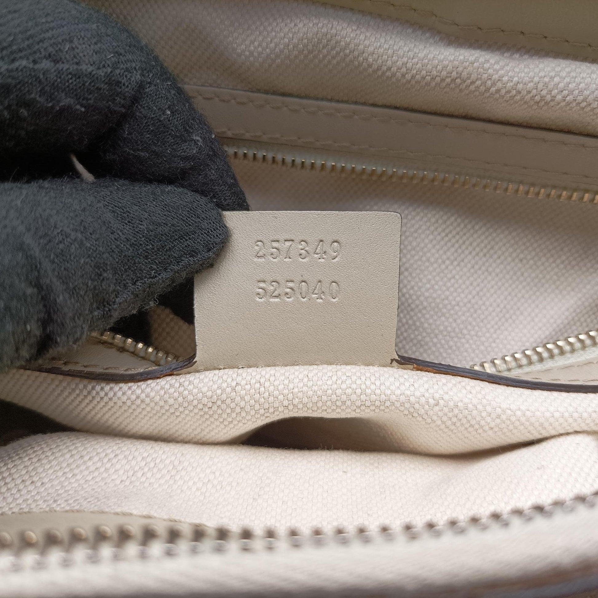 Mayfair Bow Tote Brown x White x Red x Green Canvas × Leather 257349 H010710480メイフェア ボウ トート ブラウン×ホワイト×レッド×グリーン キャンバス×レザー 257349 H010710480