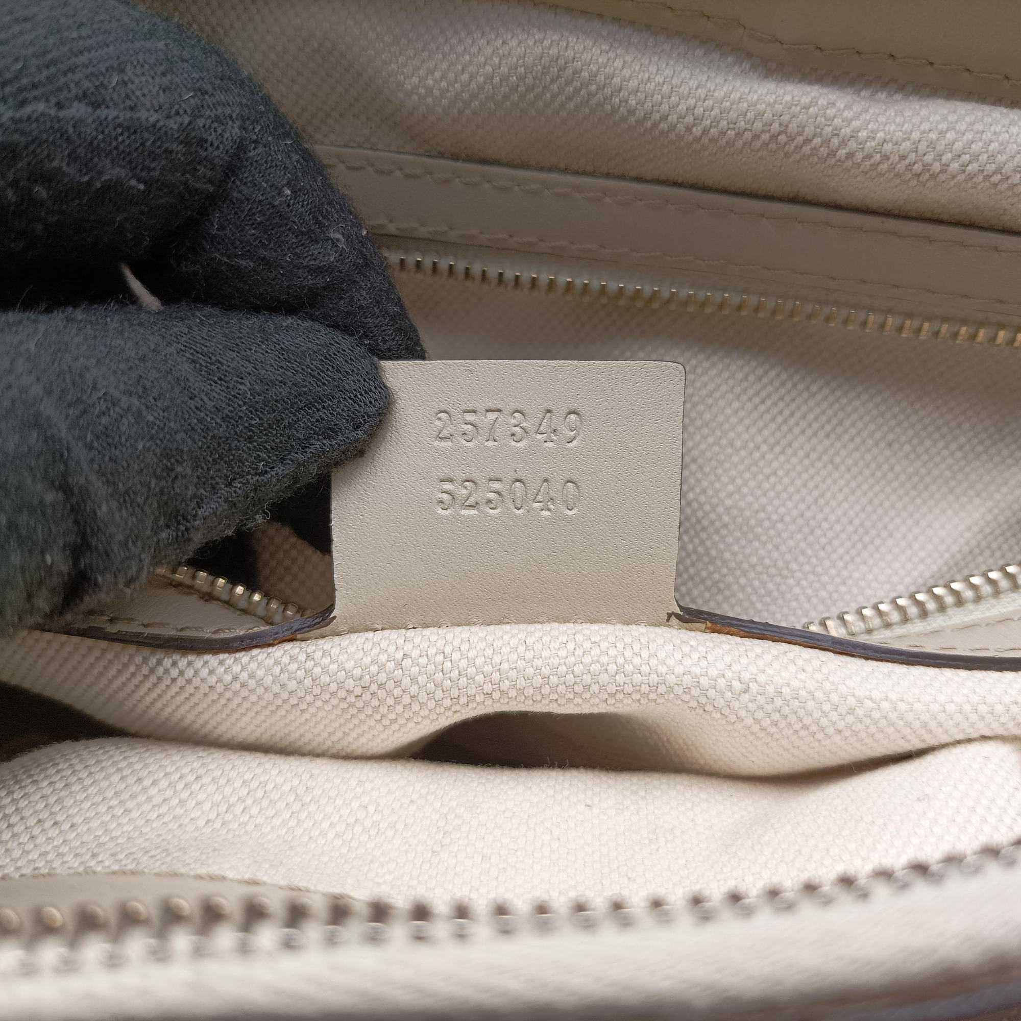 Mayfair Bow Tote Brown x White x Red x Green Canvas × Leather 257349 H010710480メイフェア ボウ トート ブラウン×ホワイト×レッド×グリーン キャンバス×レザー 257349 H010710480