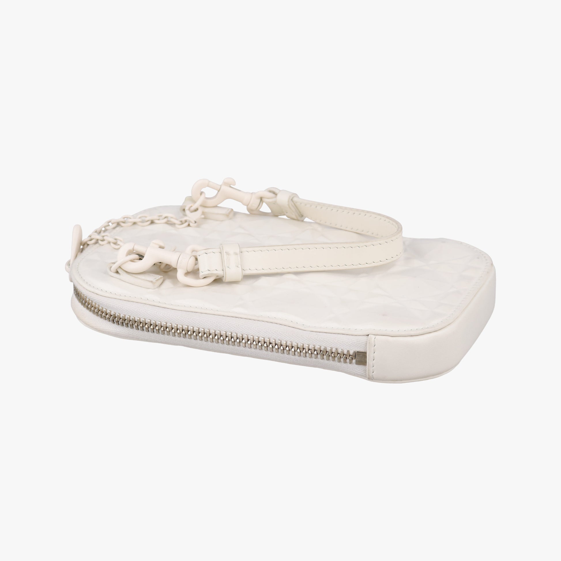 Lady Dior Call'in Dior White Leather 43-MA-0212レディ ディオール コーリンディオール ホワイト レザー 43-MA-0212