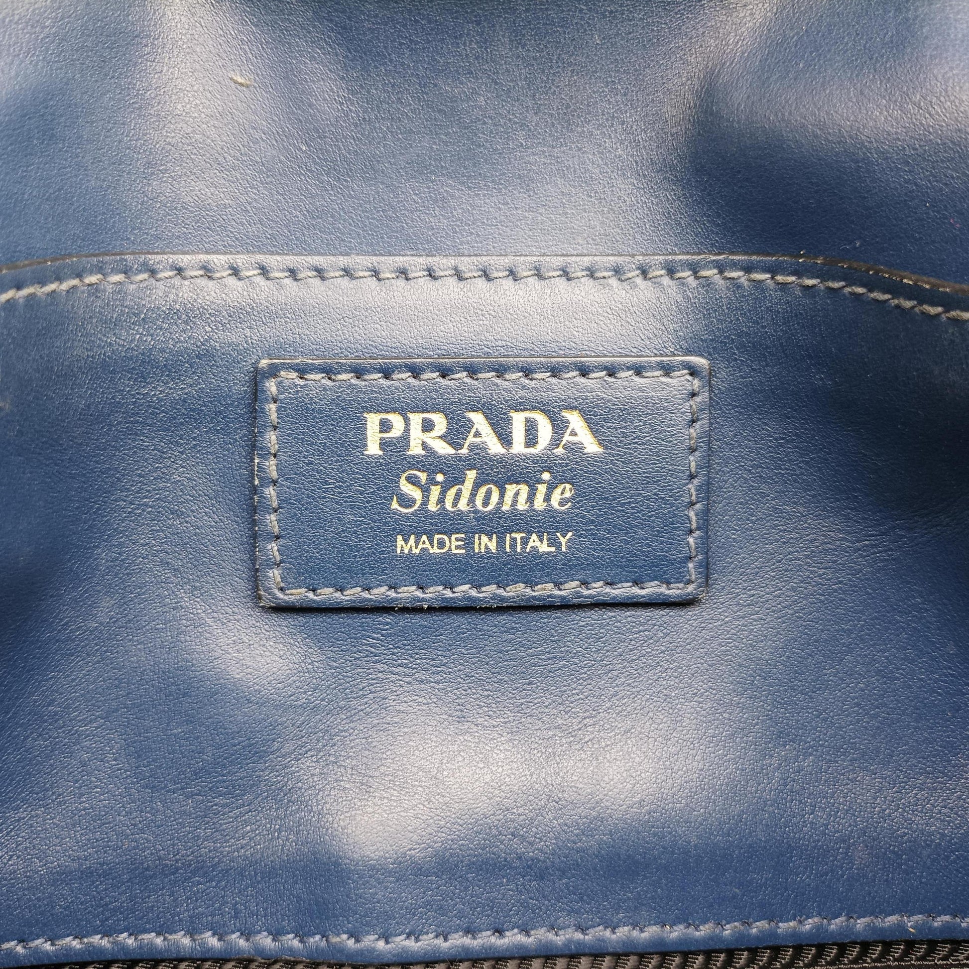 Sidonie Blue SAFFIANO　Leather 1BD219 25 Fシドニー ブルー サフィアーノレザー 1BD219 25 F