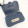 Sidonie Blue SAFFIANO　Leather 1BD219 25 Fシドニー ブルー サフィアーノレザー 1BD219 25 F
