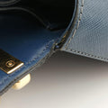 Sidonie Blue SAFFIANO　Leather 1BD219 25 Fシドニー ブルー サフィアーノレザー 1BD219 25 F