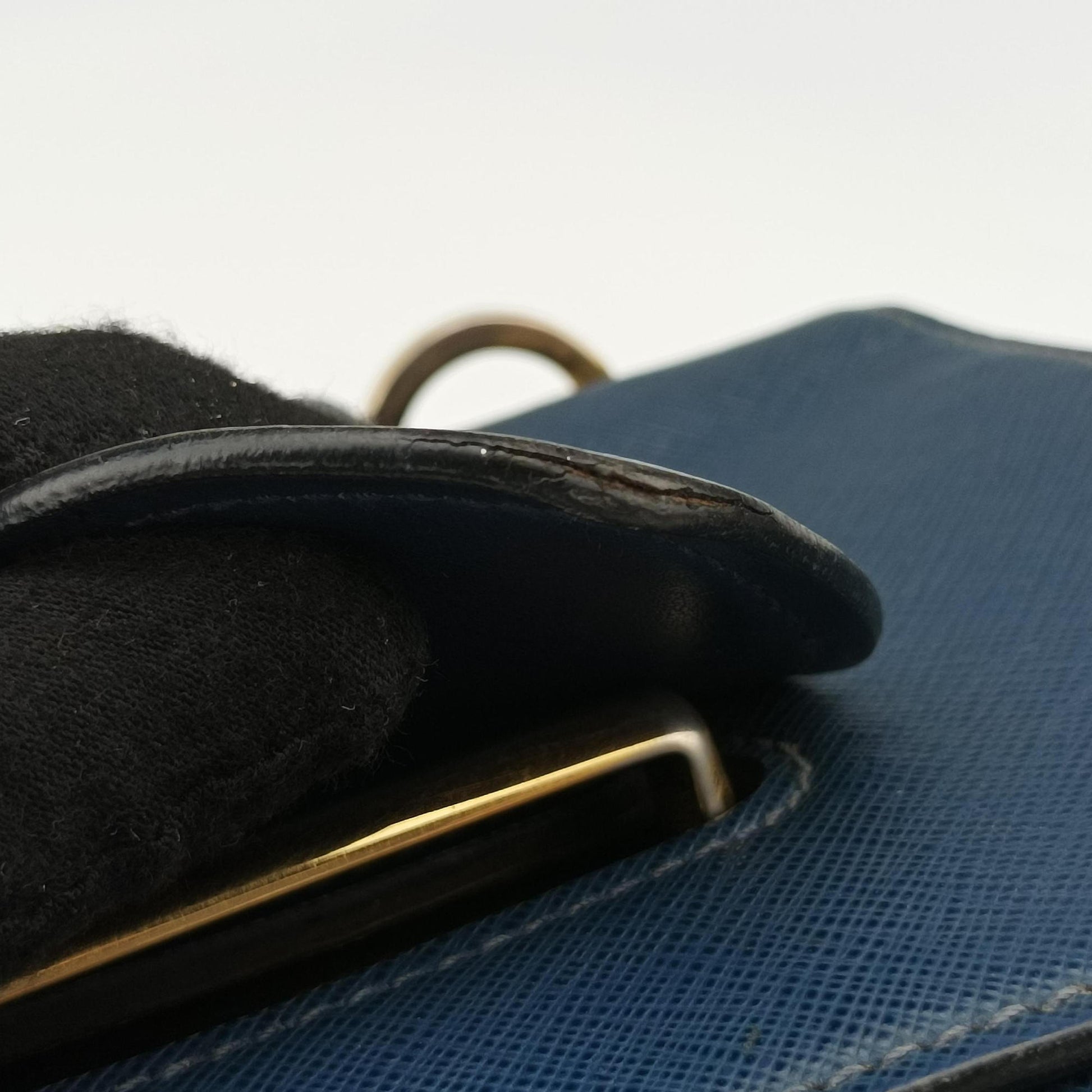 Sidonie Blue SAFFIANO　Leather 1BD219 25 Fシドニー ブルー サフィアーノレザー 1BD219 25 F