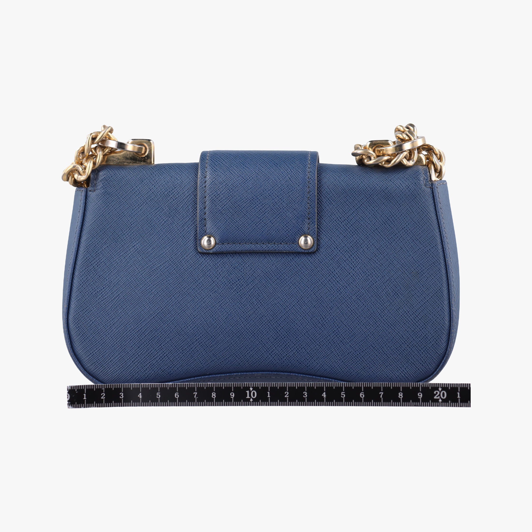 Sidonie Blue SAFFIANO　Leather 1BD219 25 Fシドニー ブルー サフィアーノレザー 1BD219 25 F