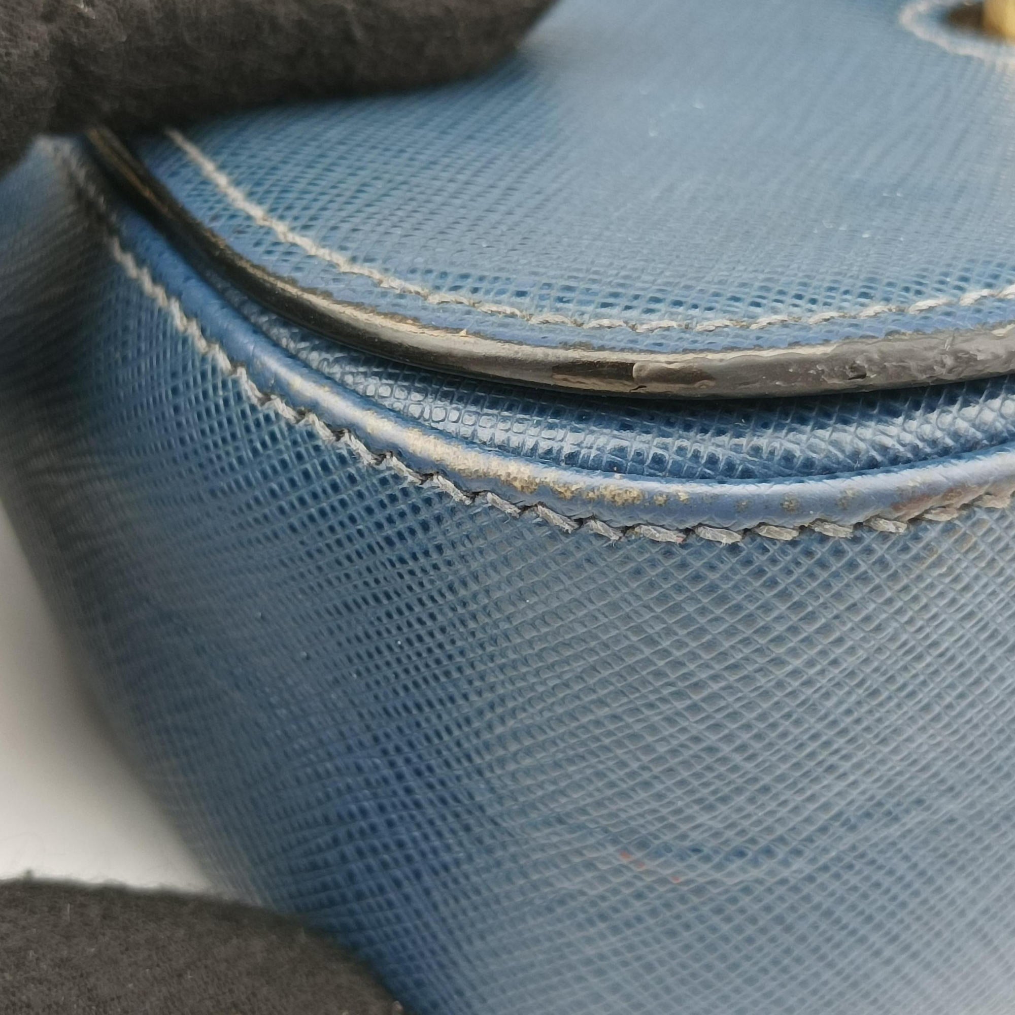 Sidonie Blue SAFFIANO　Leather 1BD219 25 Fシドニー ブルー サフィアーノレザー 1BD219 25 F
