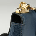 Sidonie Blue SAFFIANO　Leather 1BD219 25 Fシドニー ブルー サフィアーノレザー 1BD219 25 F